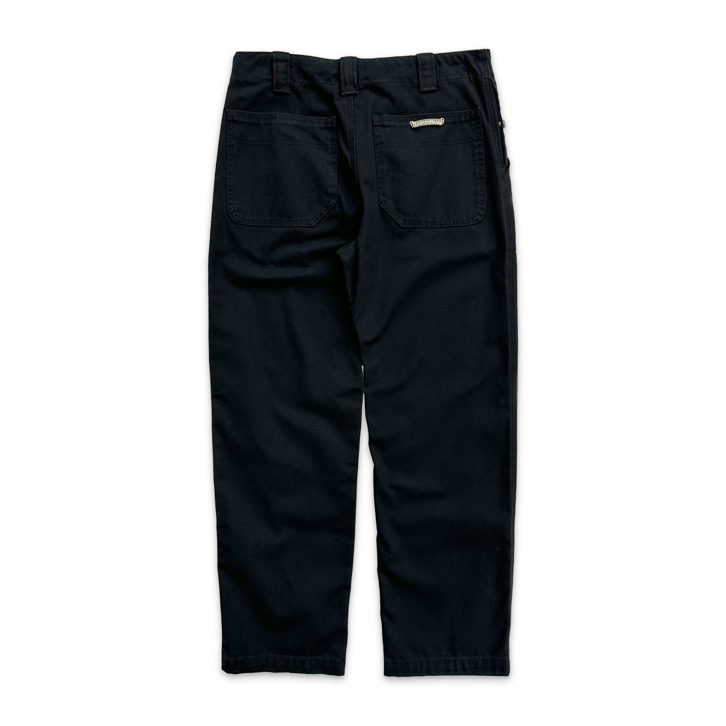 Chrome Hearts, Heavy Canvas Horseshoe Fly Pants "Black"