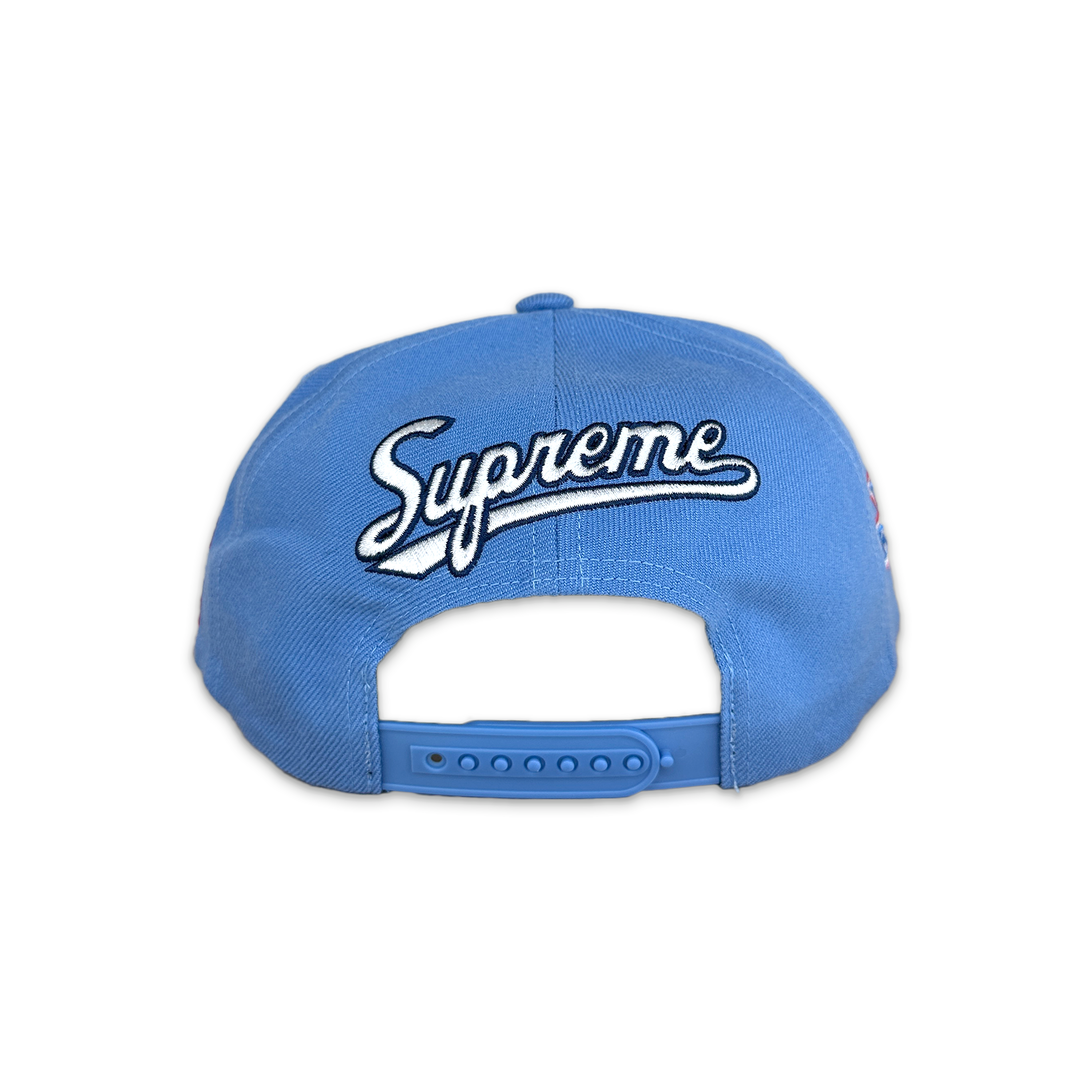 Supreme, World Famous S Logo 6-Panel "Blue"