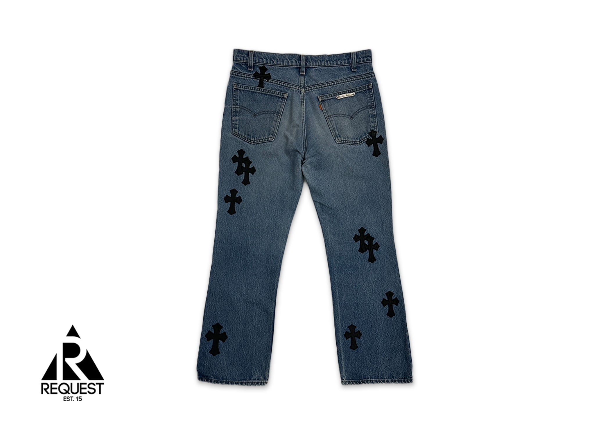 Chrome Hearts Indigo Levi's Denim "Black Crosses"