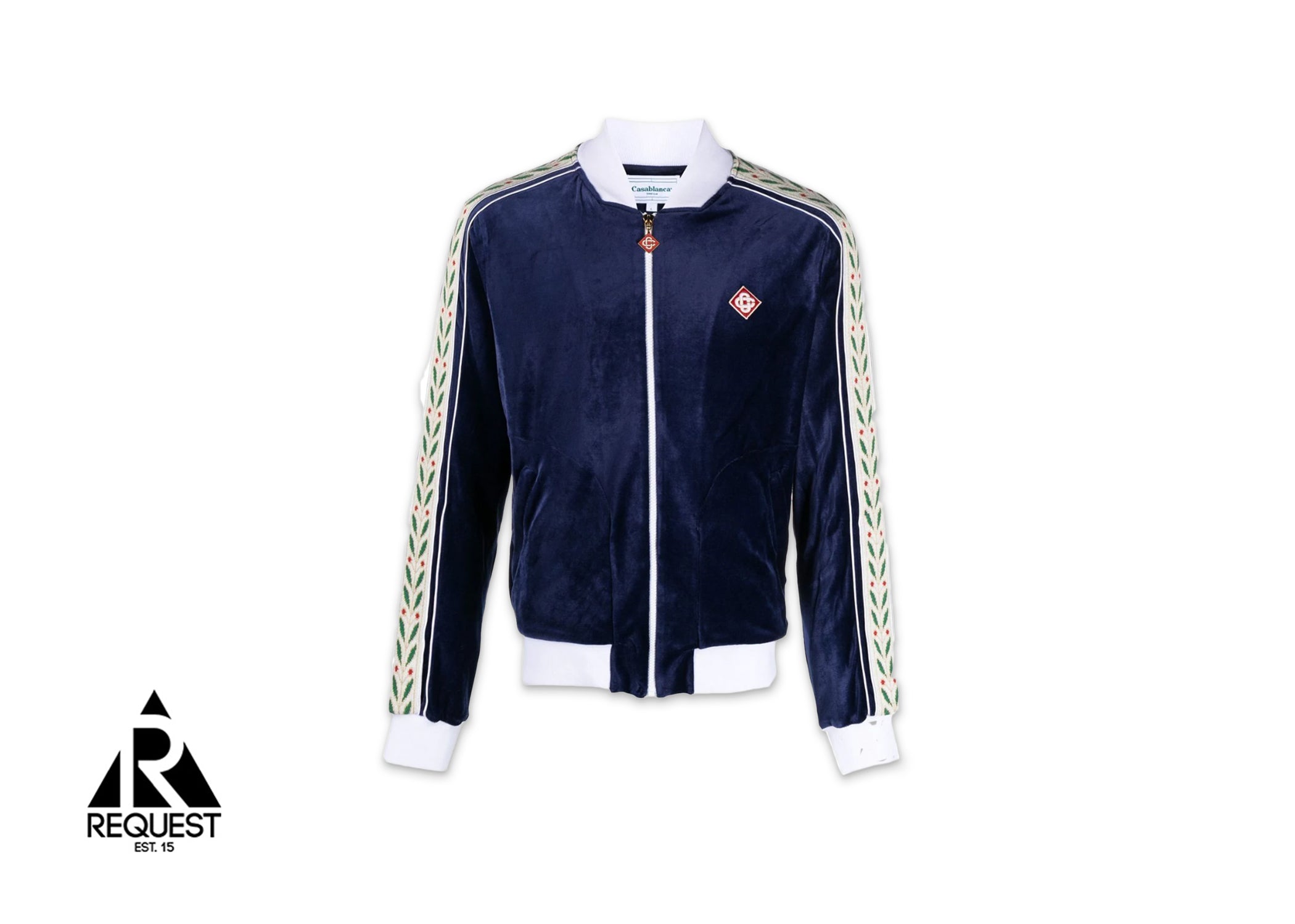 Casablanca Laurel Track Jacket "Blue"