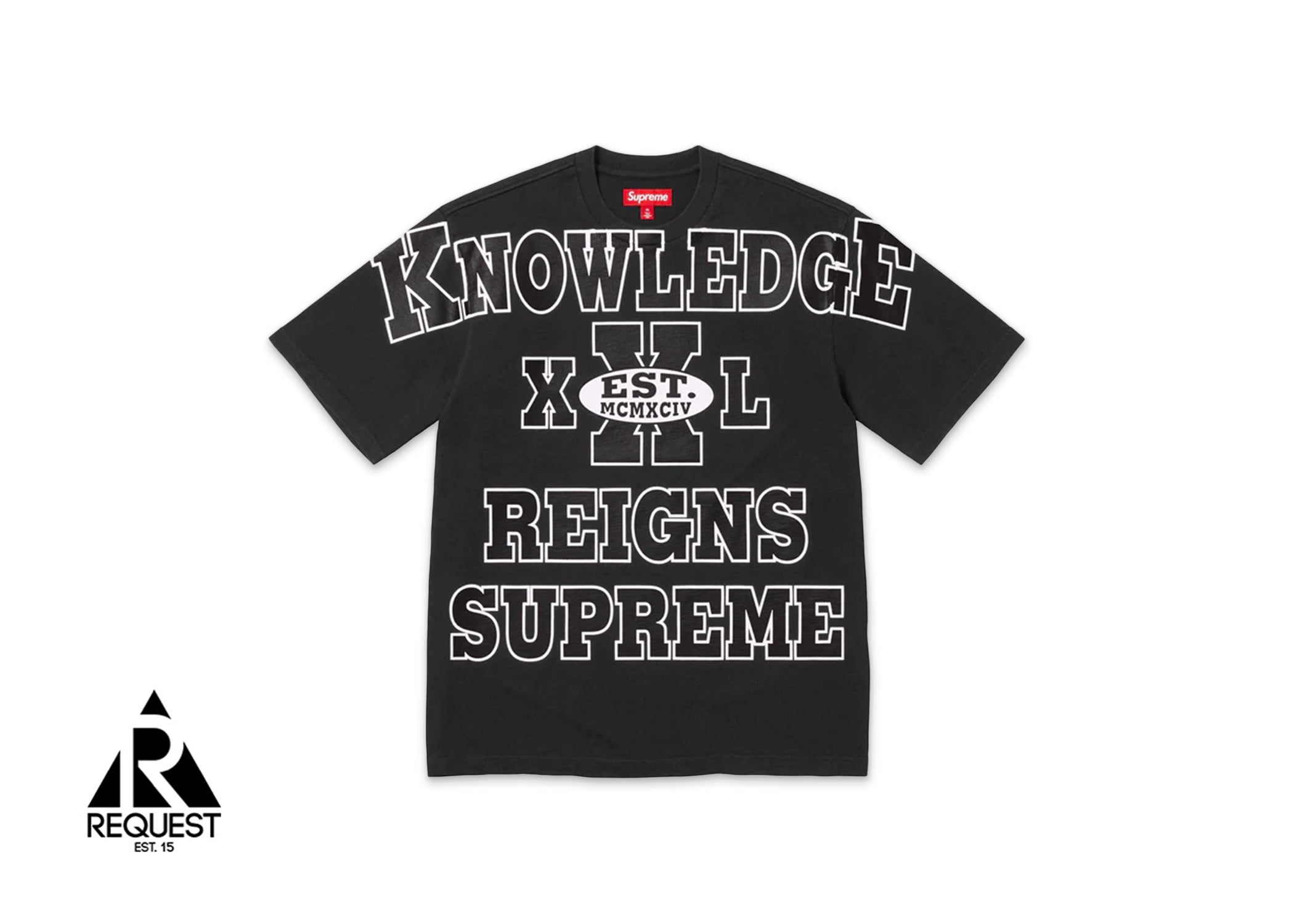 Supreme Overprint Knowledge S/S Top 