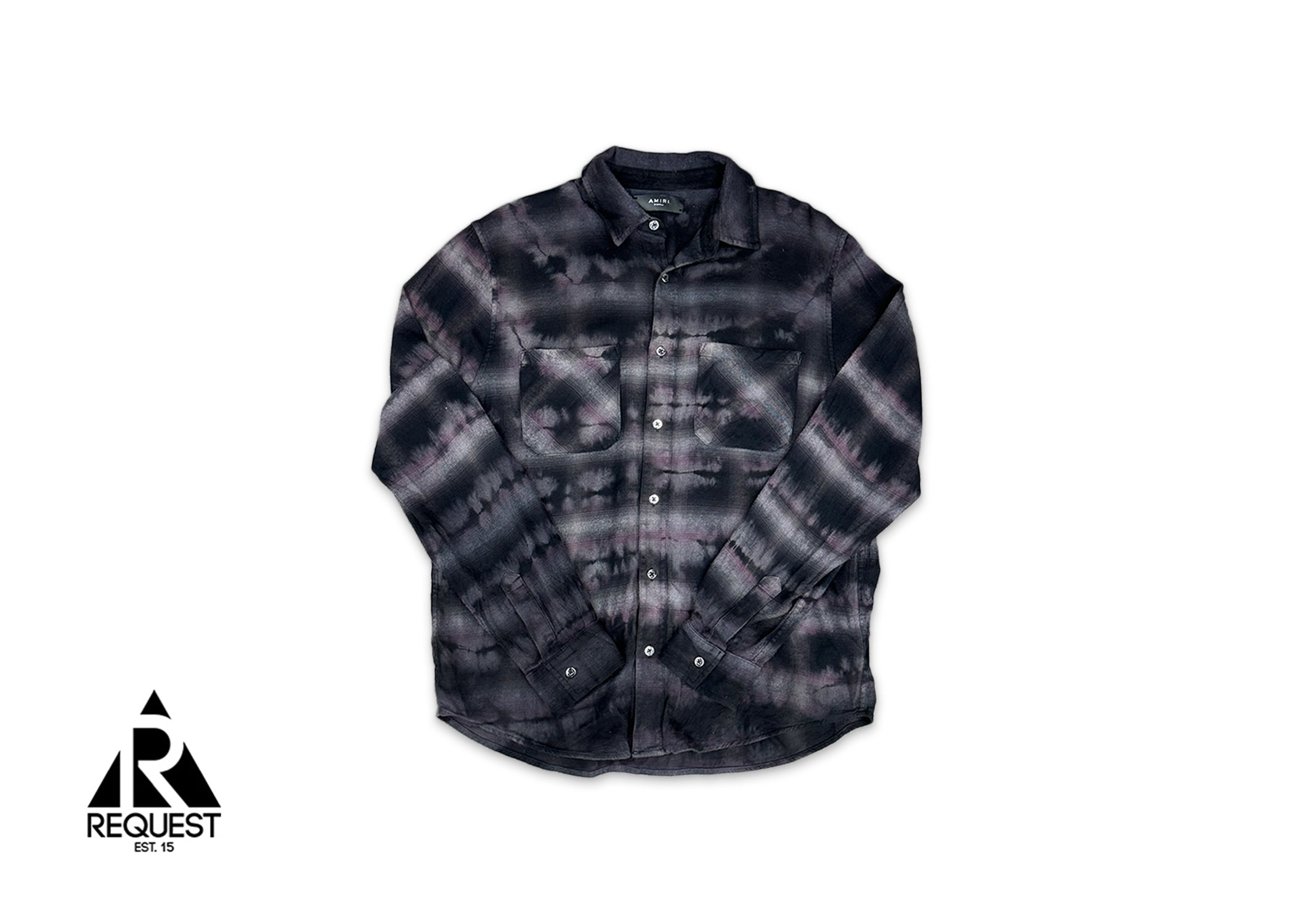 Amiri, Shotgun Flannel "Black/Purple"