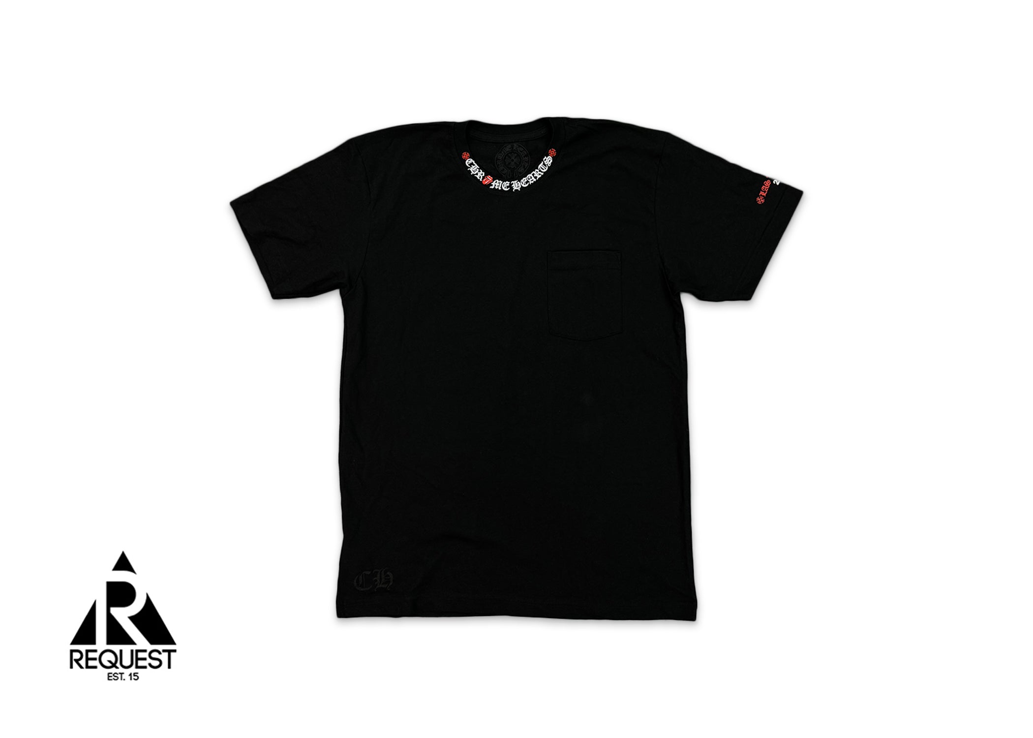 Chrome Hearts, Rolling Stones Tee 2024 "Black/Red"