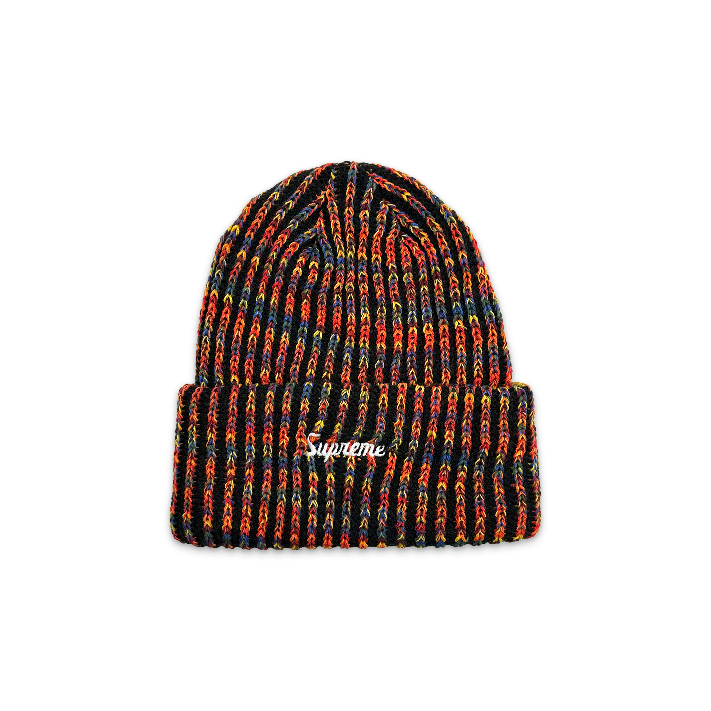 Rainbow Loose Gauge Beanie FW25 "Black"