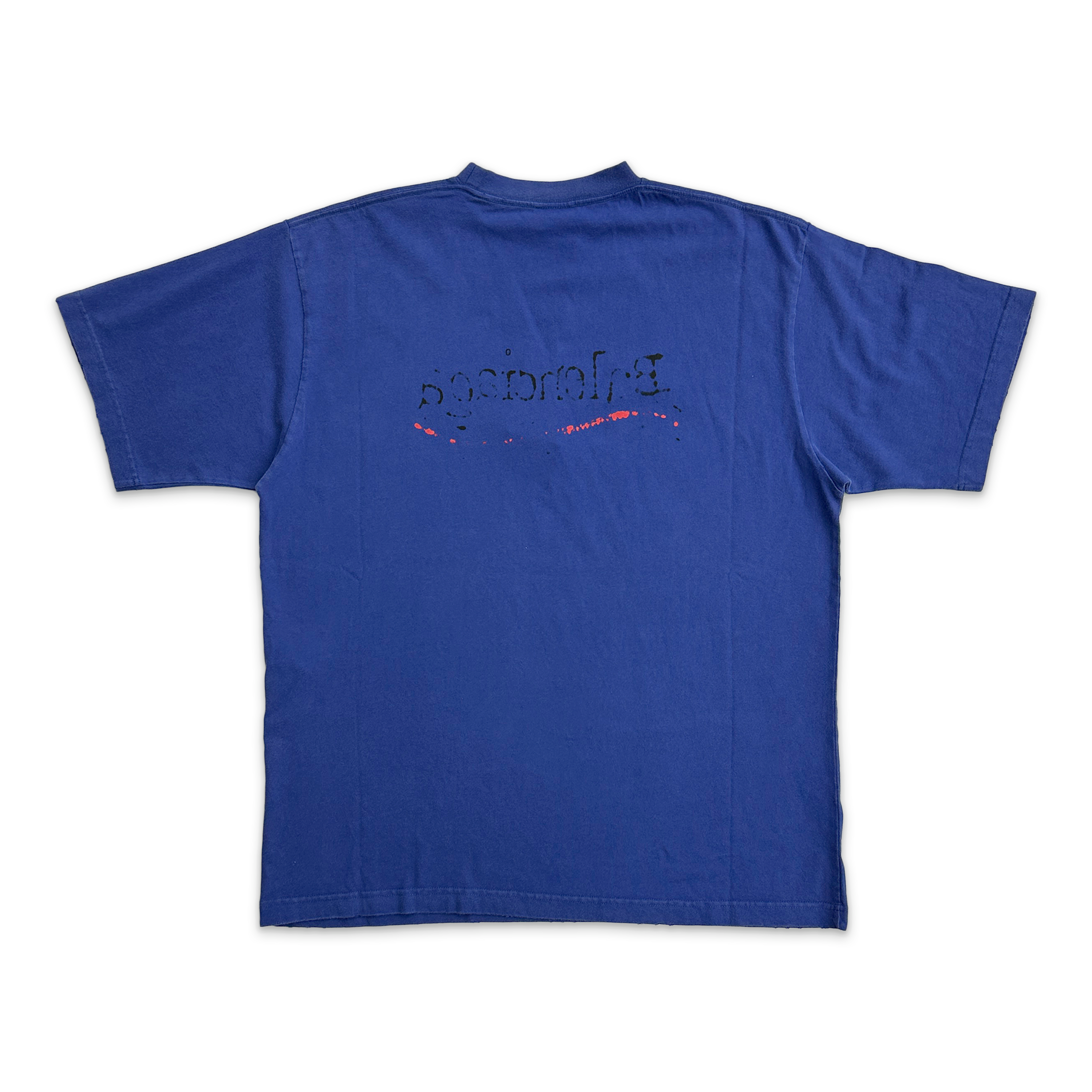 Balenciaga, Political Campaign Handdrawn Tee "Blue"