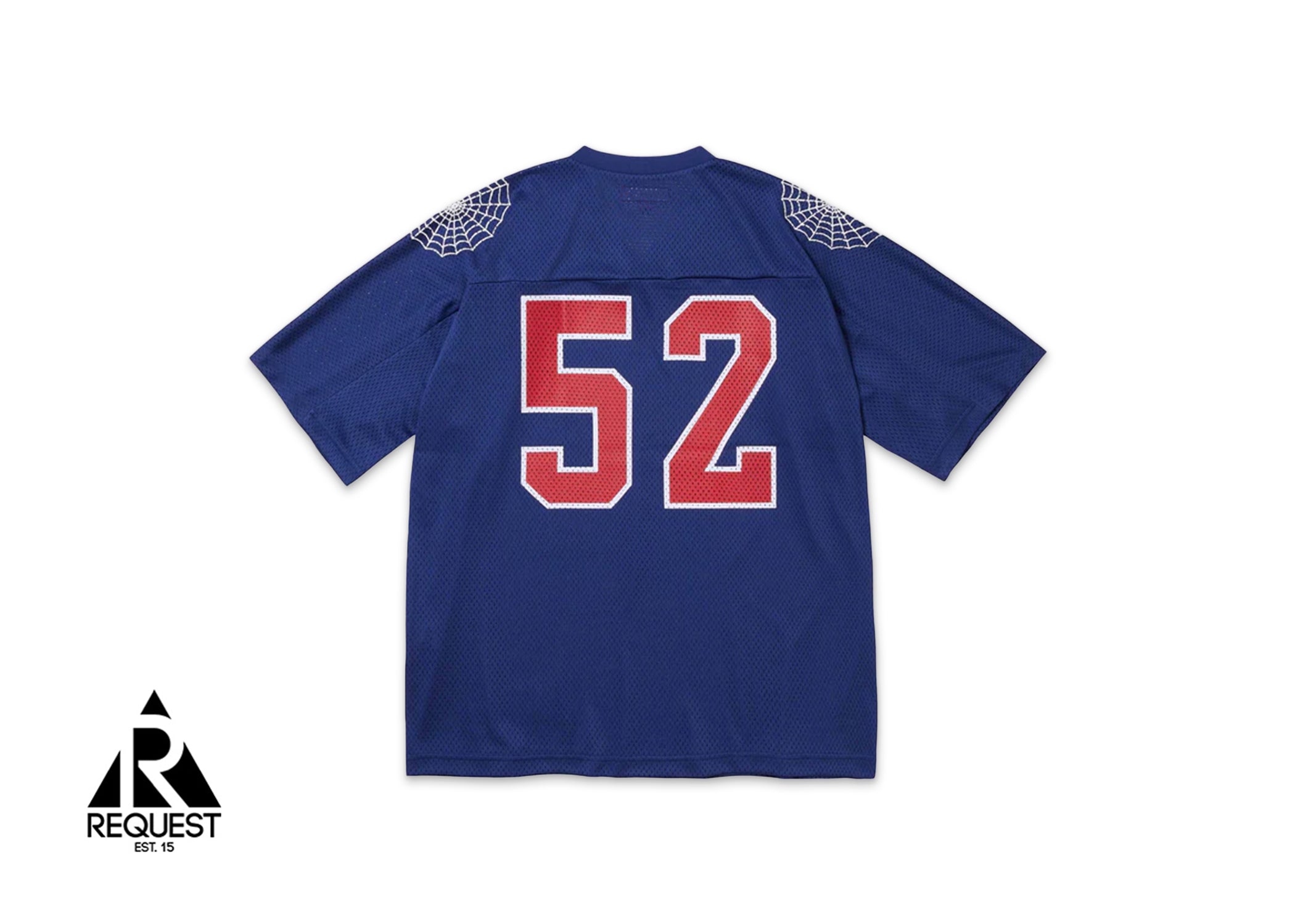 Supreme Spiderweb Football Jersey "Blue”