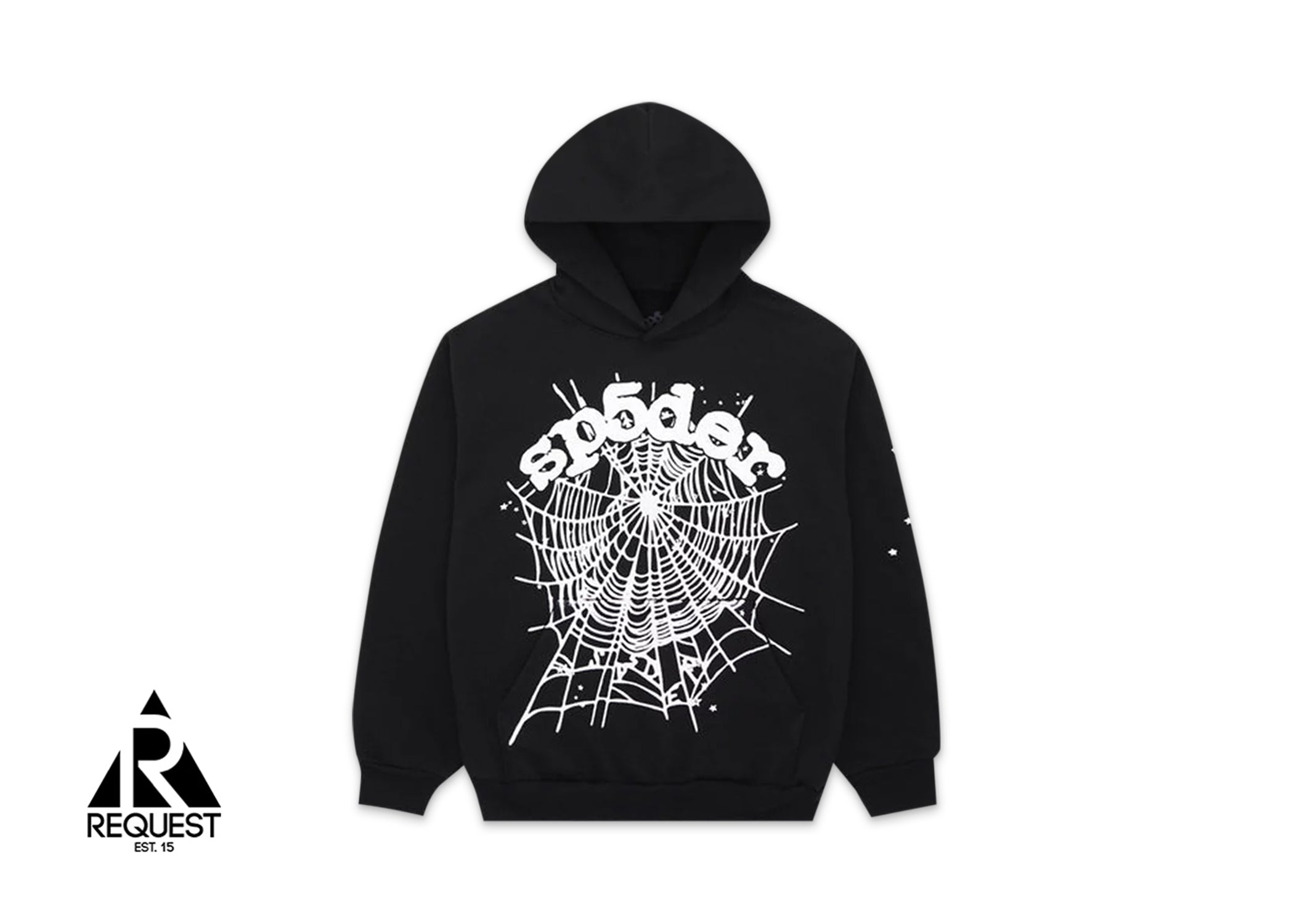 Sp5der OG Web Hoodie "Black"