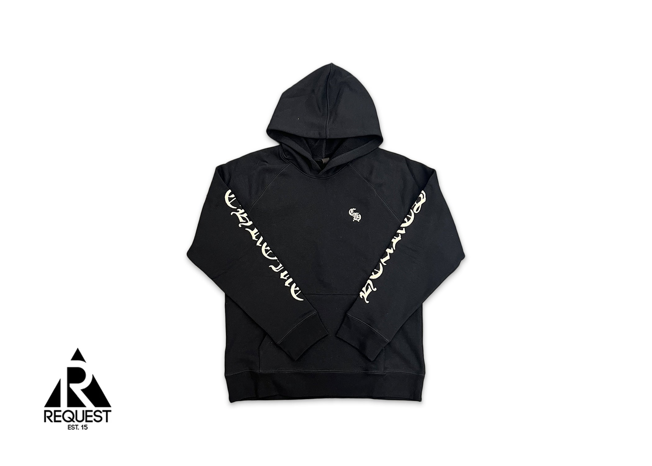 Chrome Hearts, Embroidered Logo Hoodie "Black”