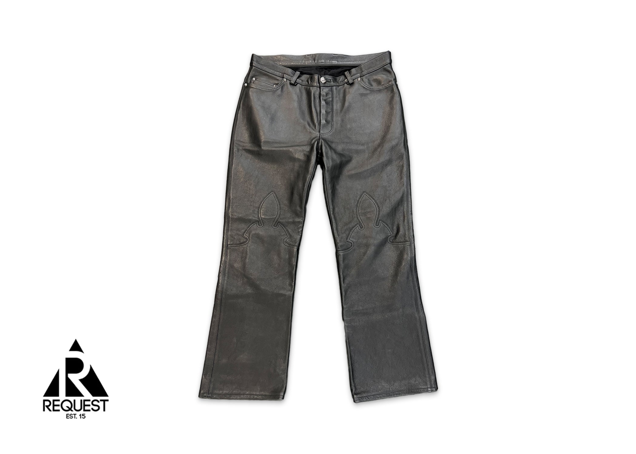 Chrome Hearts, Le Fleur Leather Pant "Black"
