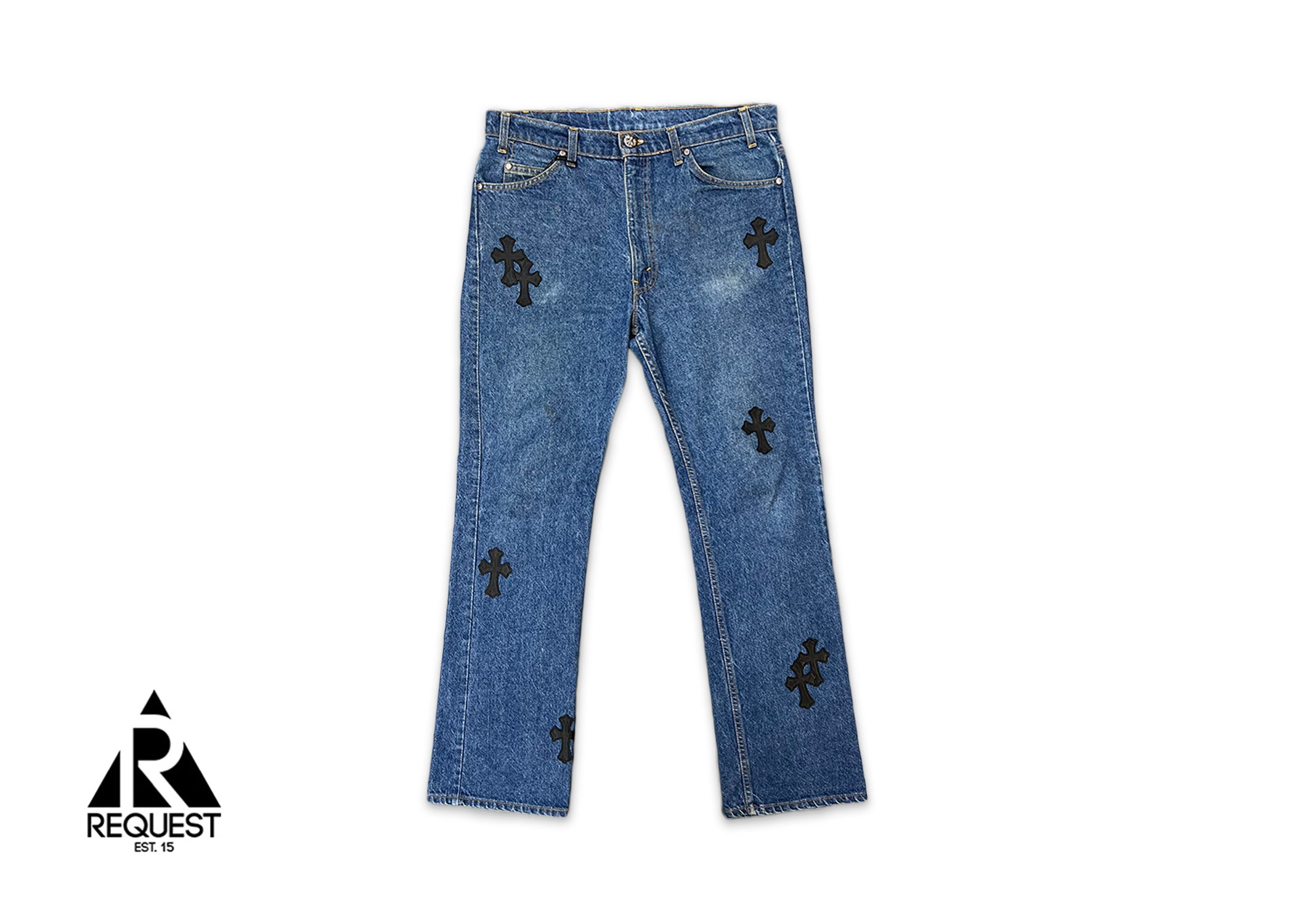 Chrome Hearts Levi’s Blue Denim "Black Crosses"