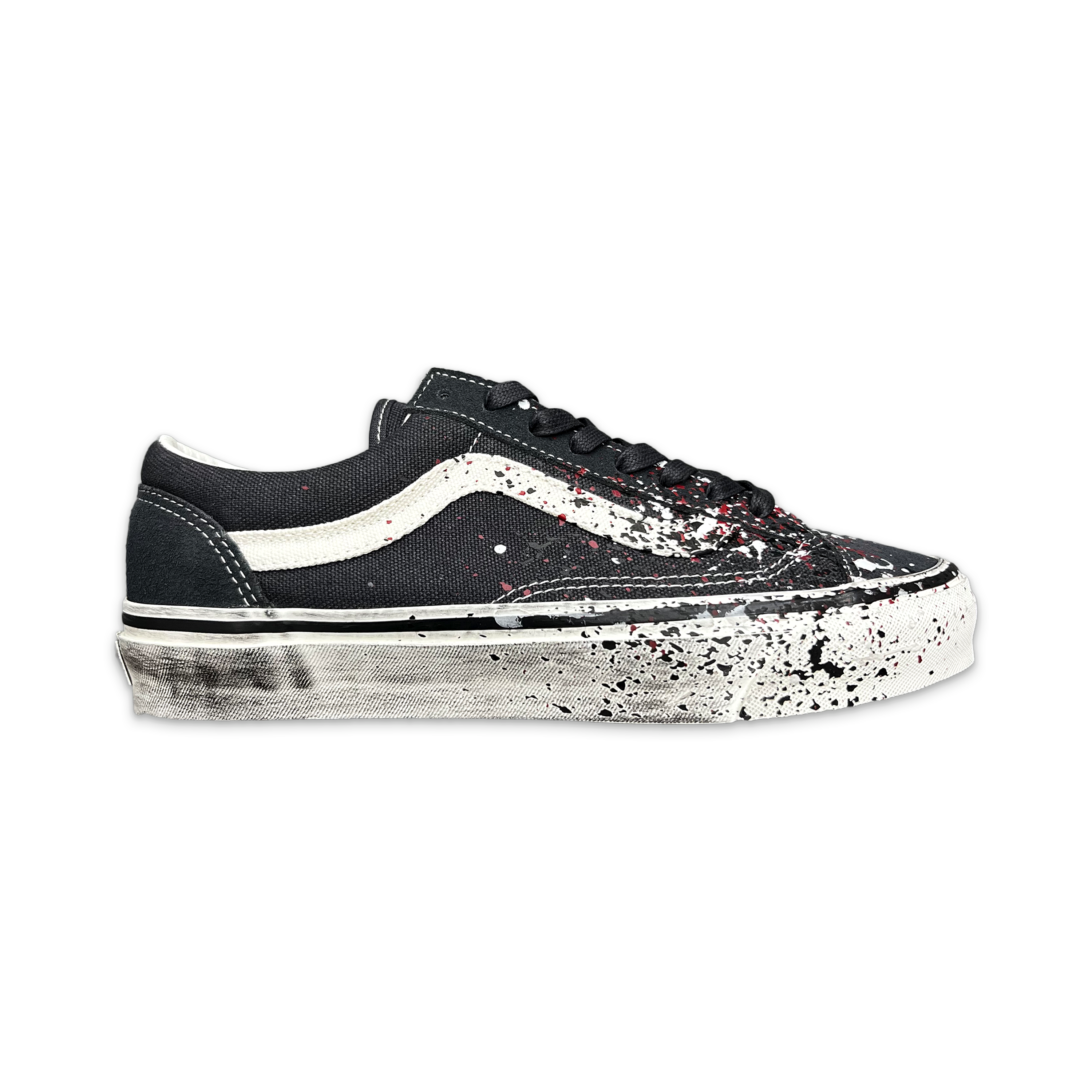 Old Skool 36 LX "Paint Splatter Charcoal Grey"