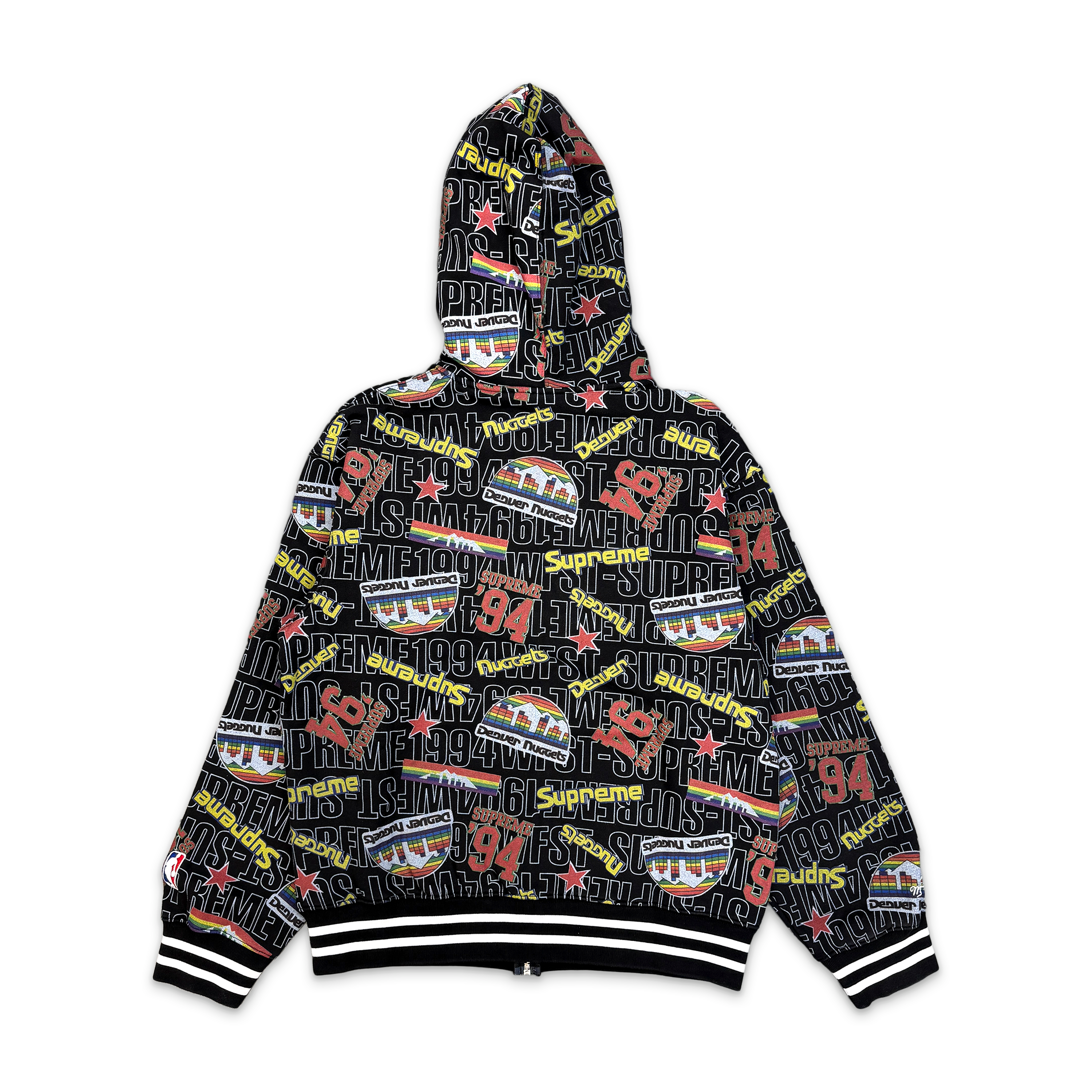 x Mitchell & Ness Teams Zip Up Nuggets "Black"