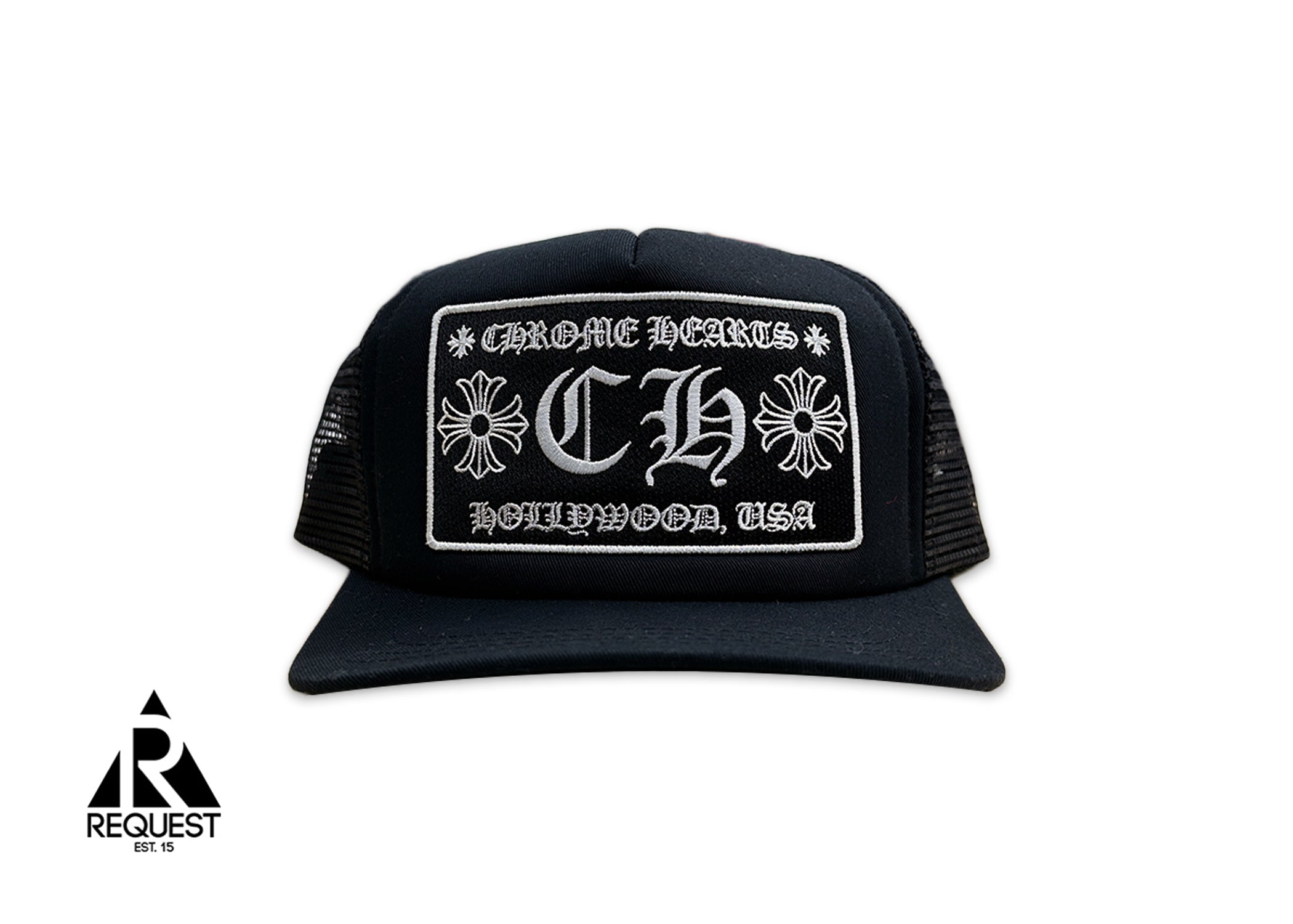 Chrome Hearts, CH Hollywood Trucker Hat "Black"