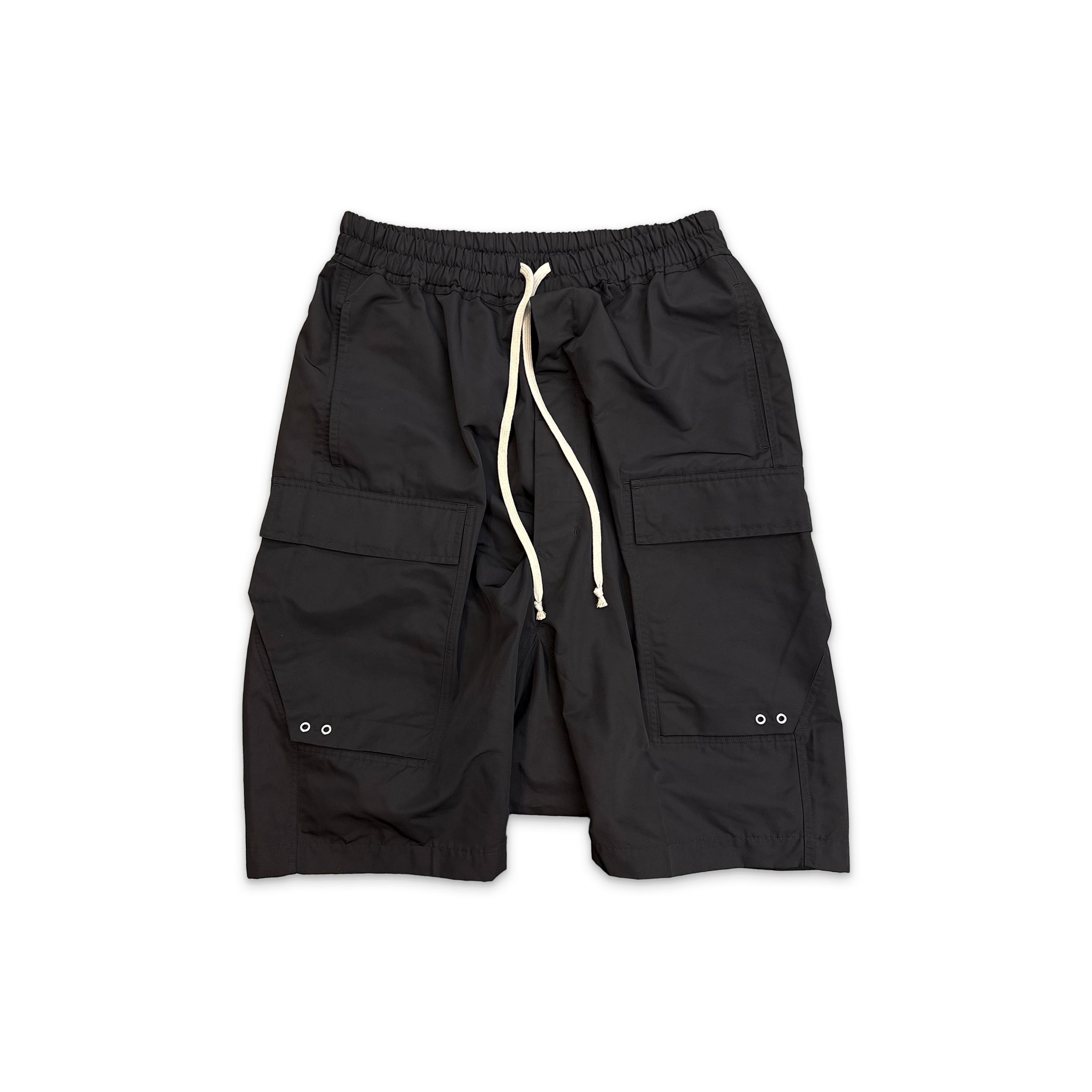 Rick Owens, Hollywood Cargo Pod Shorts "Black"