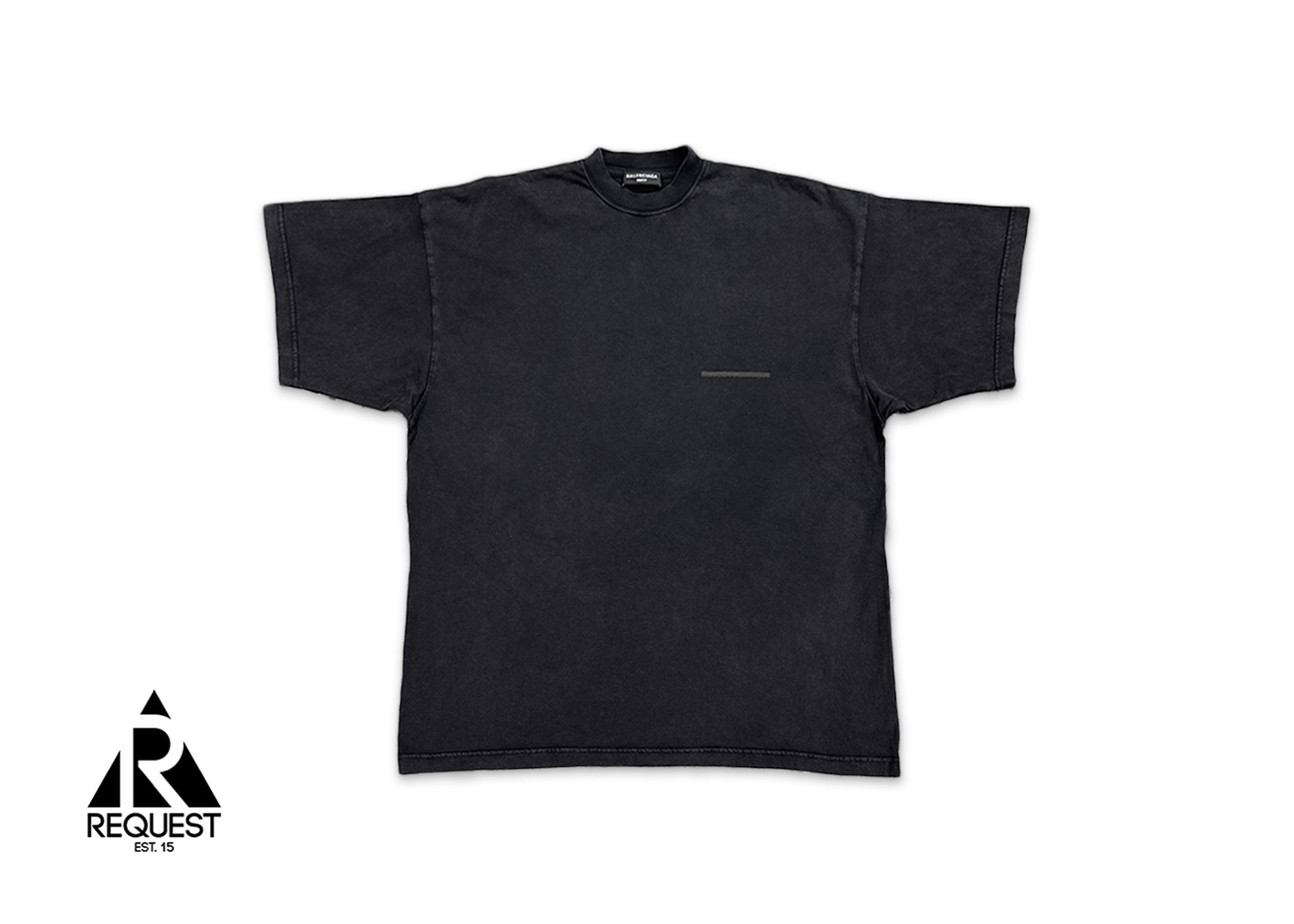 Balenciaga, Strike 1917 Print Vintage Tee "Black"