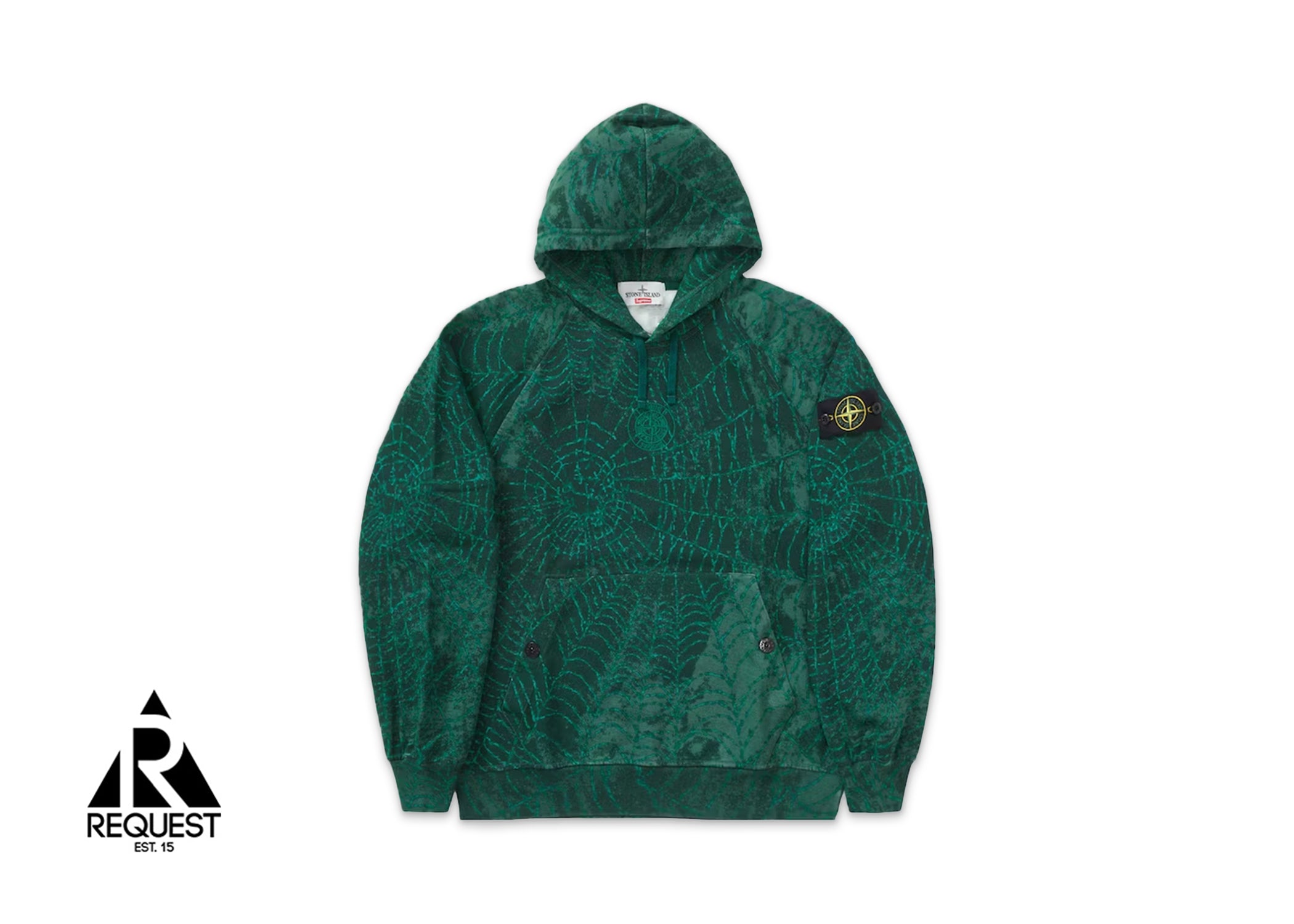 Supreme Stone Island Hooded Sweatshirt FW23 