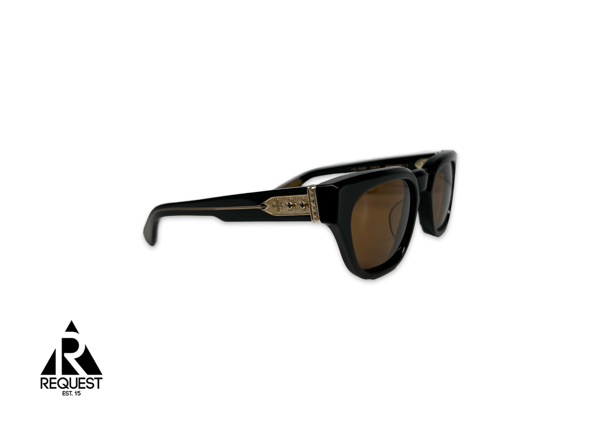 Chrome Hearts, Midixathrill II Glasses "Black/Gold"