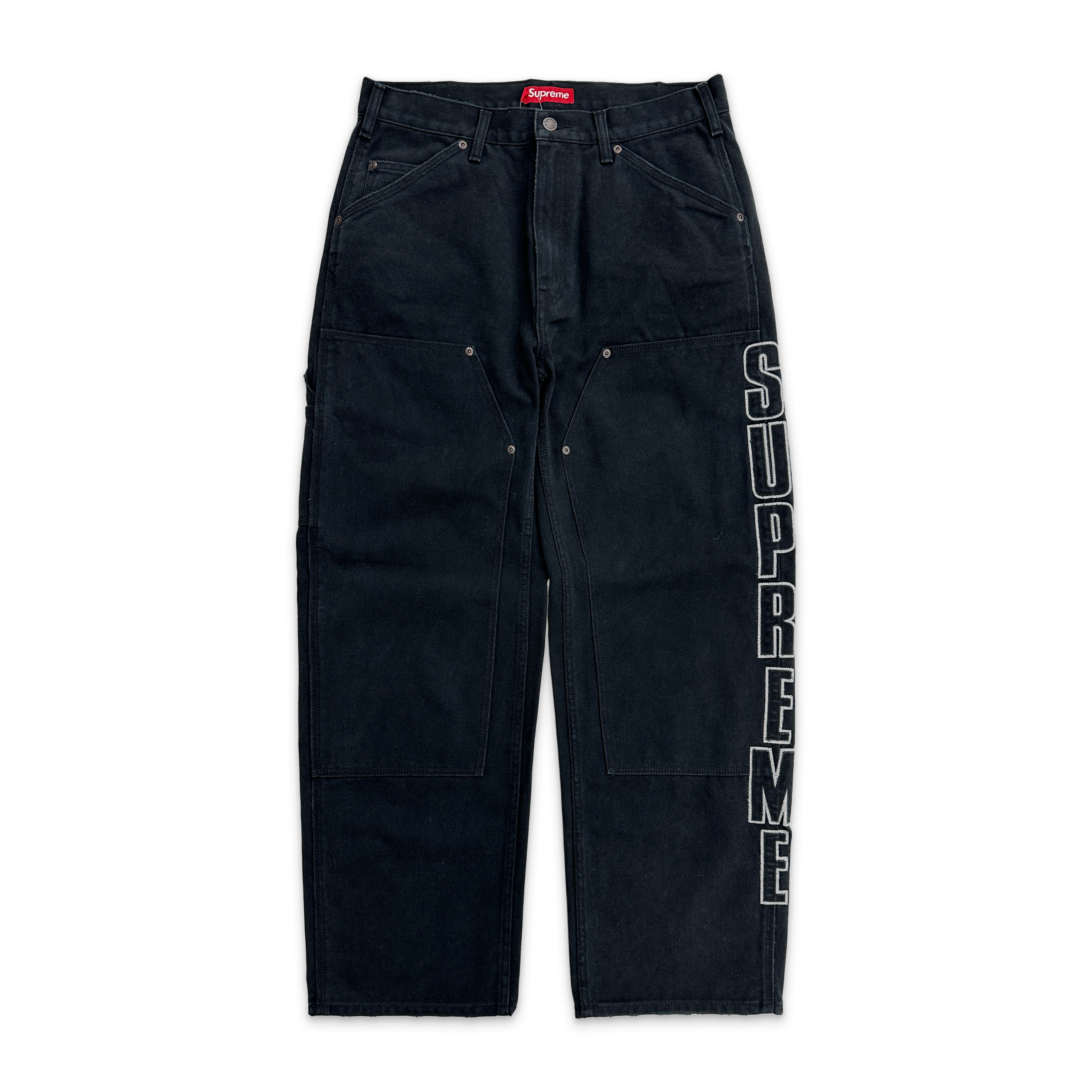 Supreme, Reflective Double Knee Pants FW25 "Black"