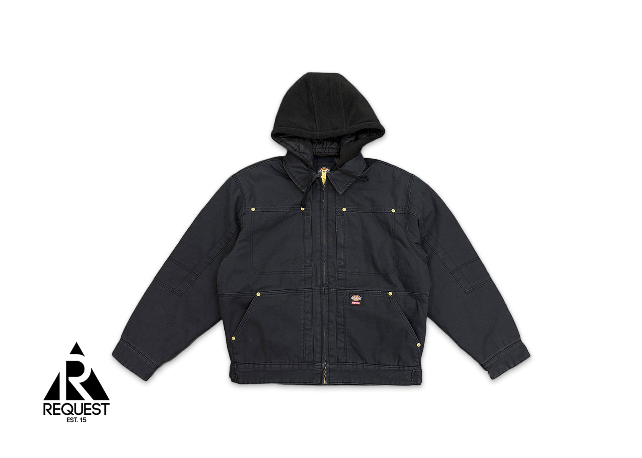 Supreme, x Dickies Hooded Work Jacket "Black"