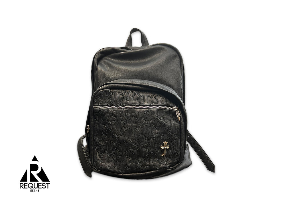 Seventh Grade Leather Cross Patch Backpack
