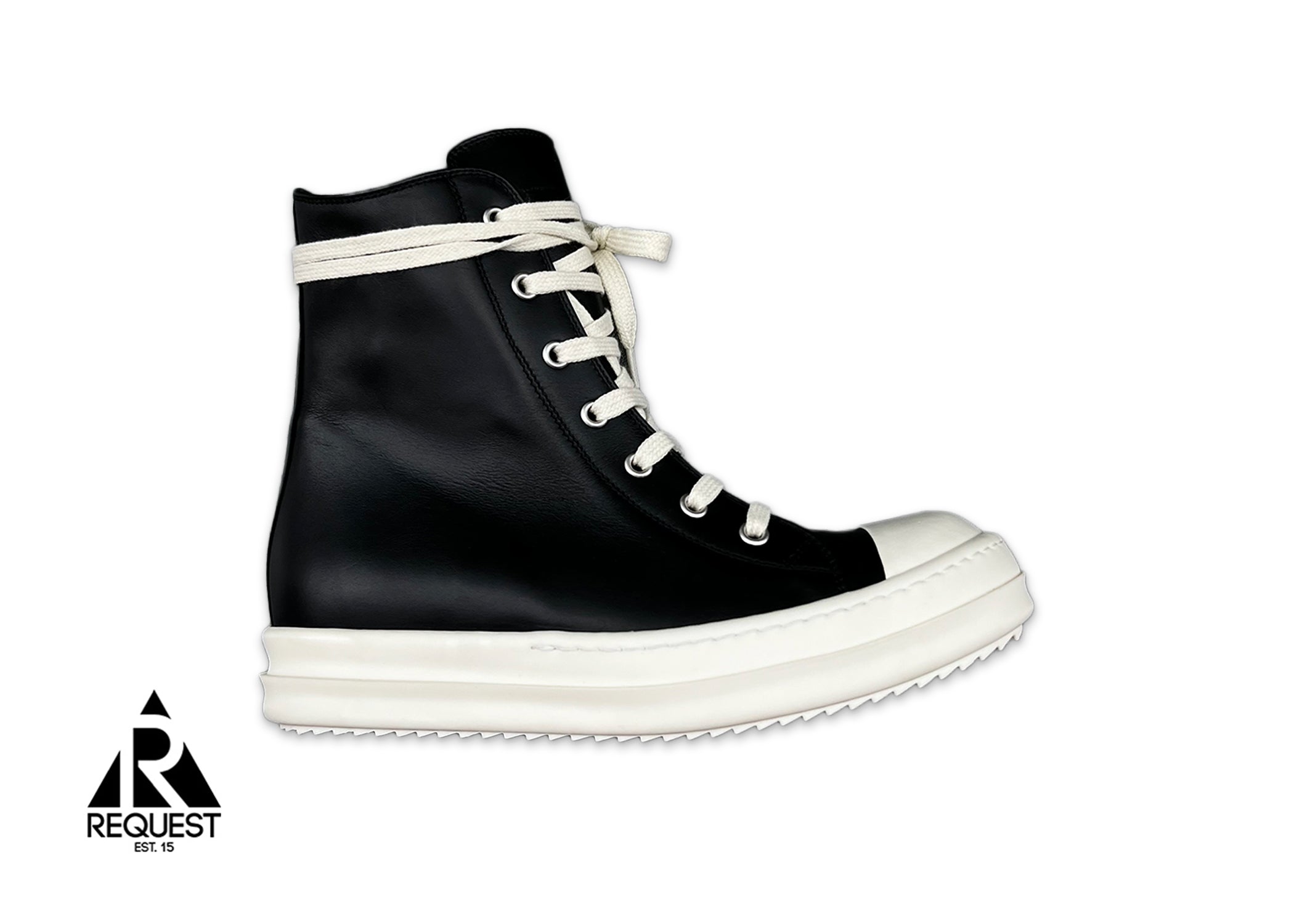 Rick Owens, Luxor Ramones High "Black Milk" (W)