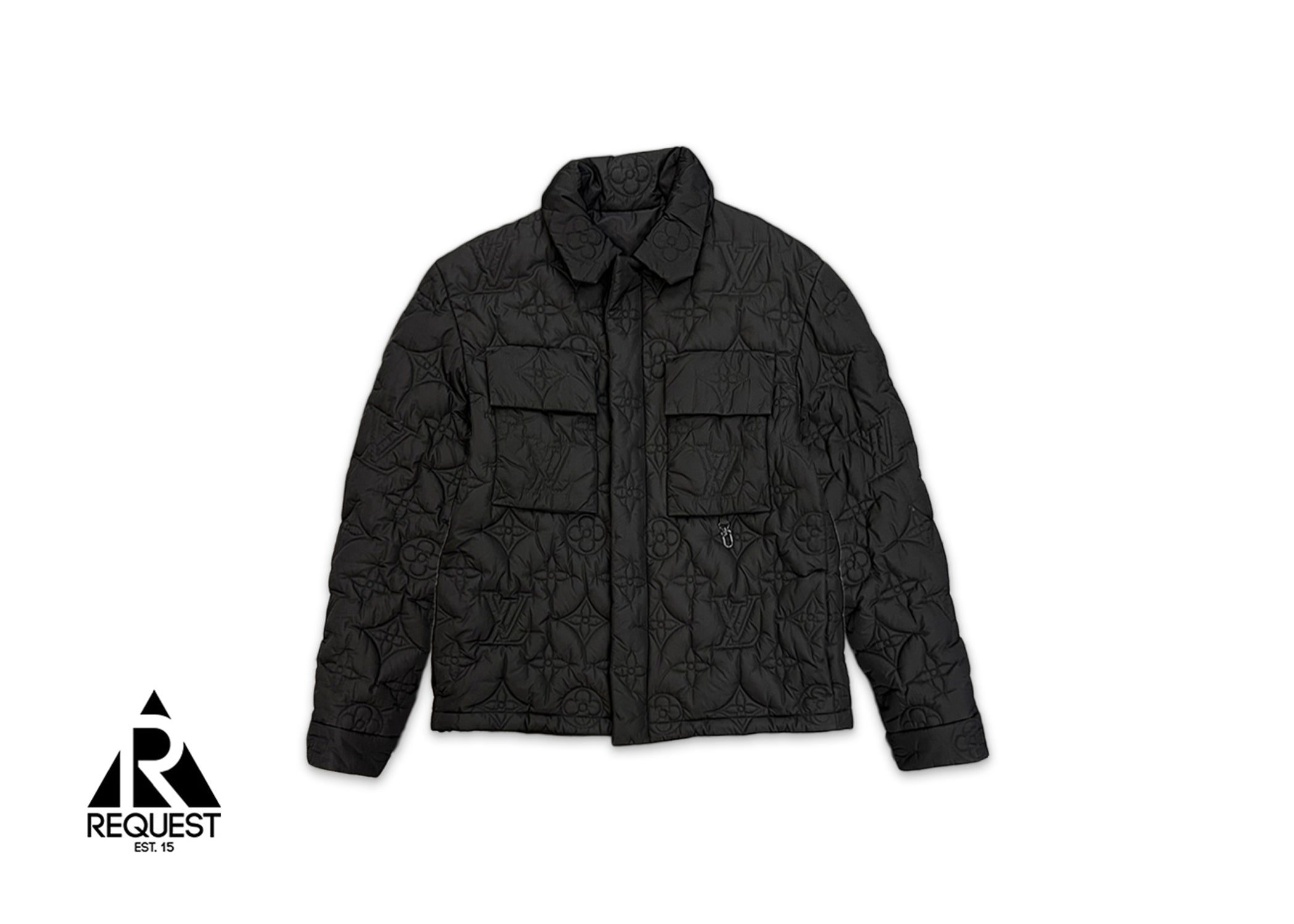 Louis Vuitton, Monogram Padded Light Blouson Jacket "Black"