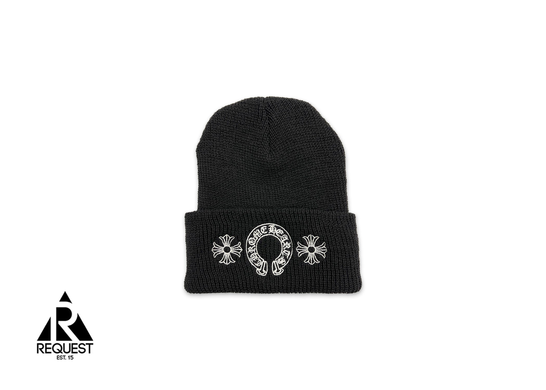 Chrome Hearts, Wool Knit Plus Cross Beanie "Black"