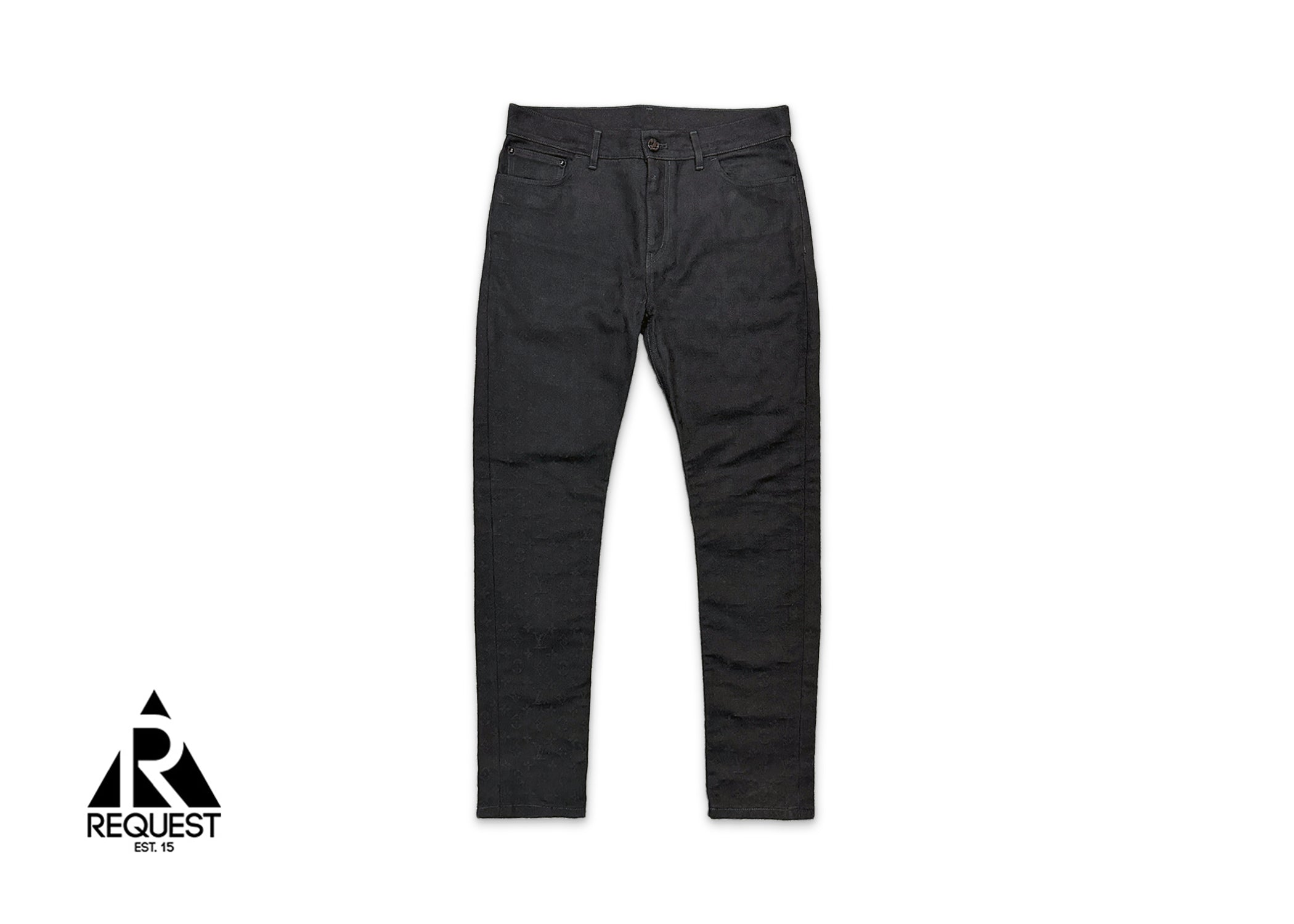 Louis Vuitton, Monogram Slim Fit Jeans "Black"
