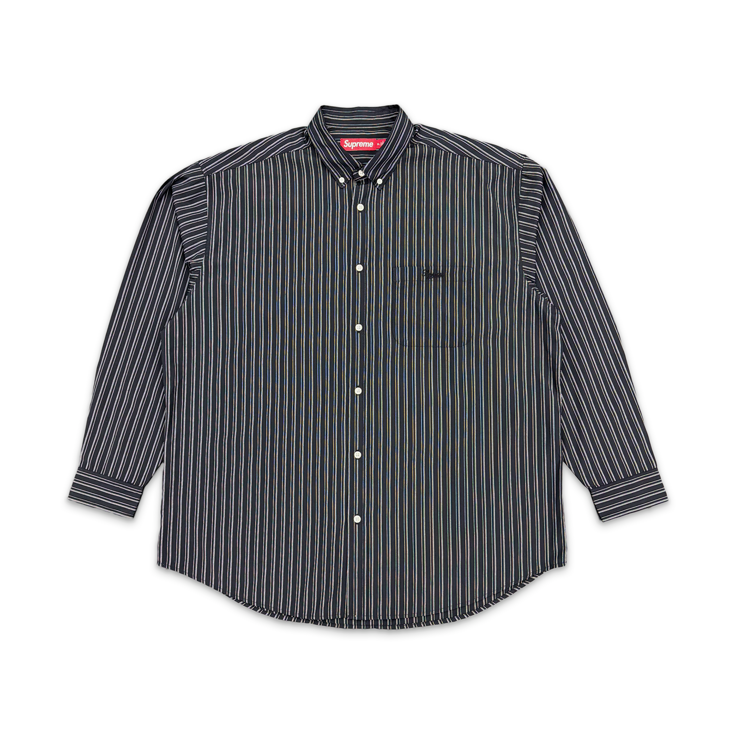 Pinstripe Shirt "Black"