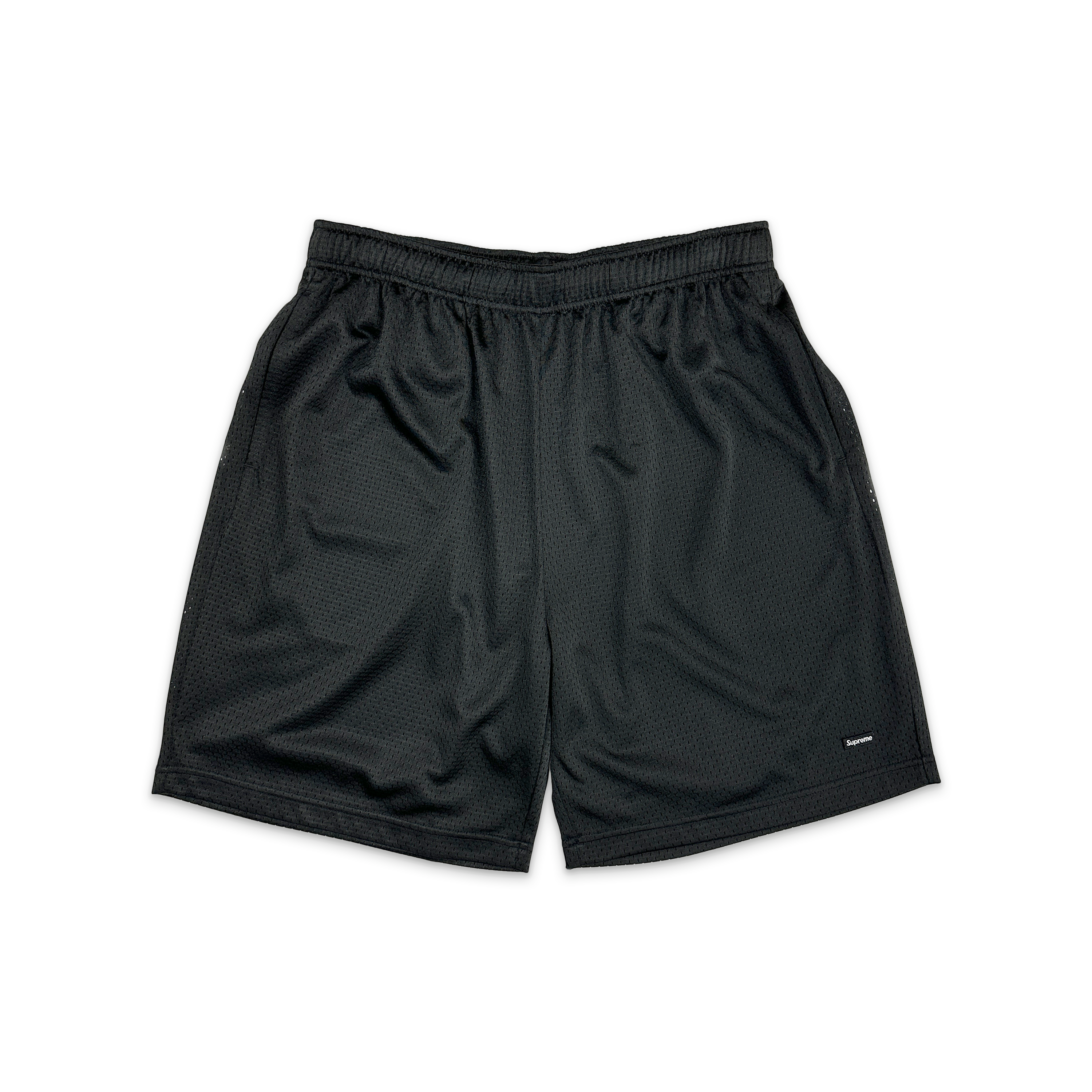 Supreme, Small Box Logo Mesh Shorts "Black"