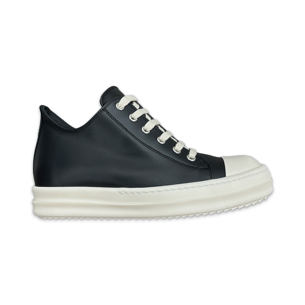 スニーカー Rick Owens Sneaker Lido LOO Leather Black Milk Buy Rick Owens Lido Low 'Black Milk' - RU01D3891 LOO 911 | GOAT