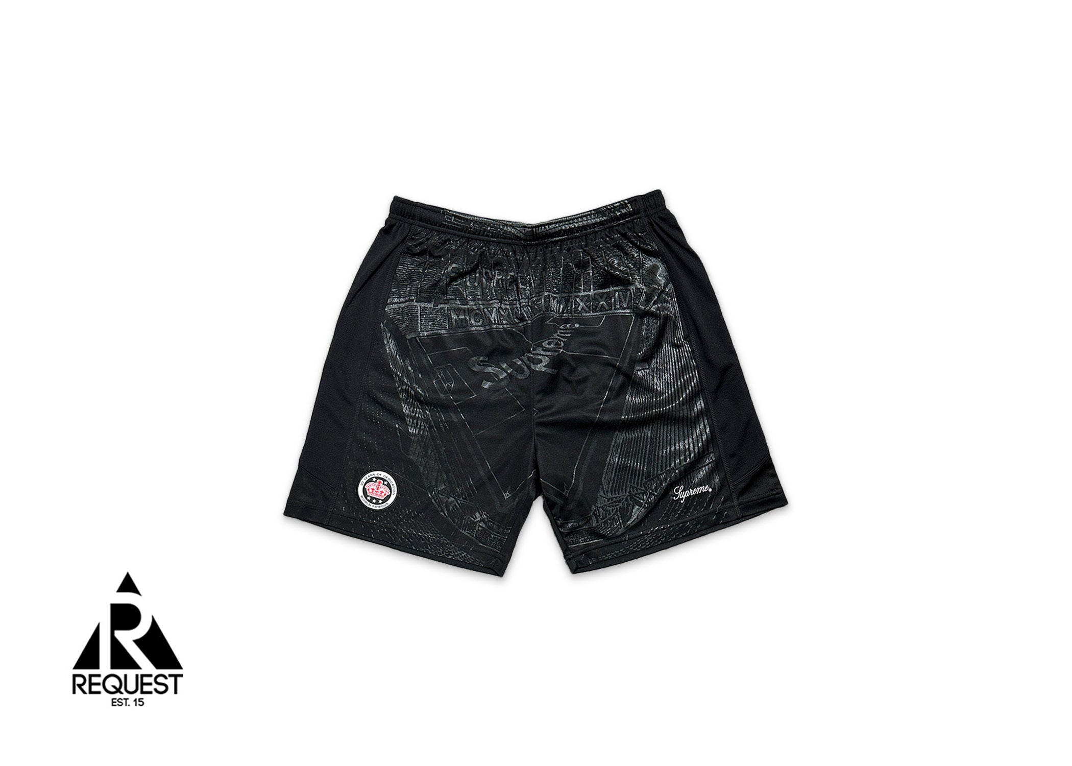 Supreme, Jacquard Soccer Shorts "Black"