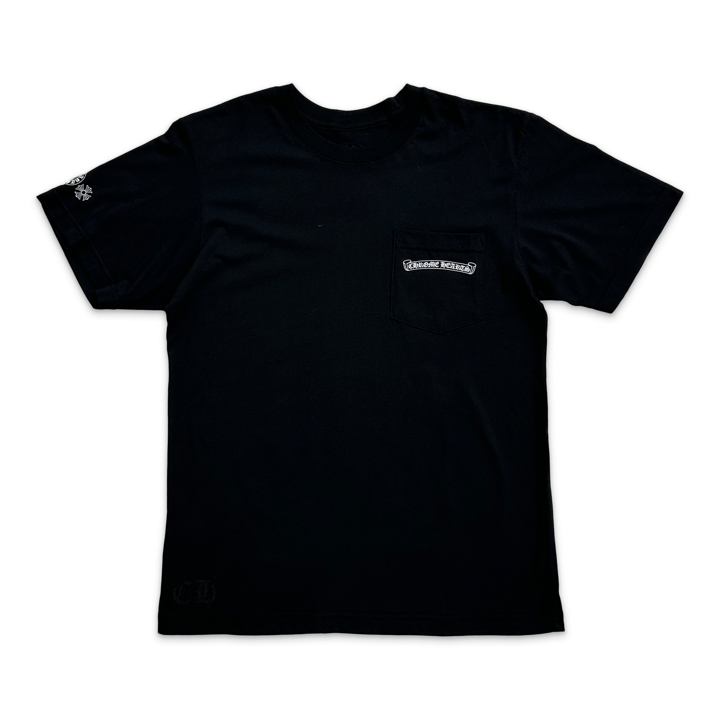 Chrome Hearts, Multi Color Cemetery Scroll Tee "Black"