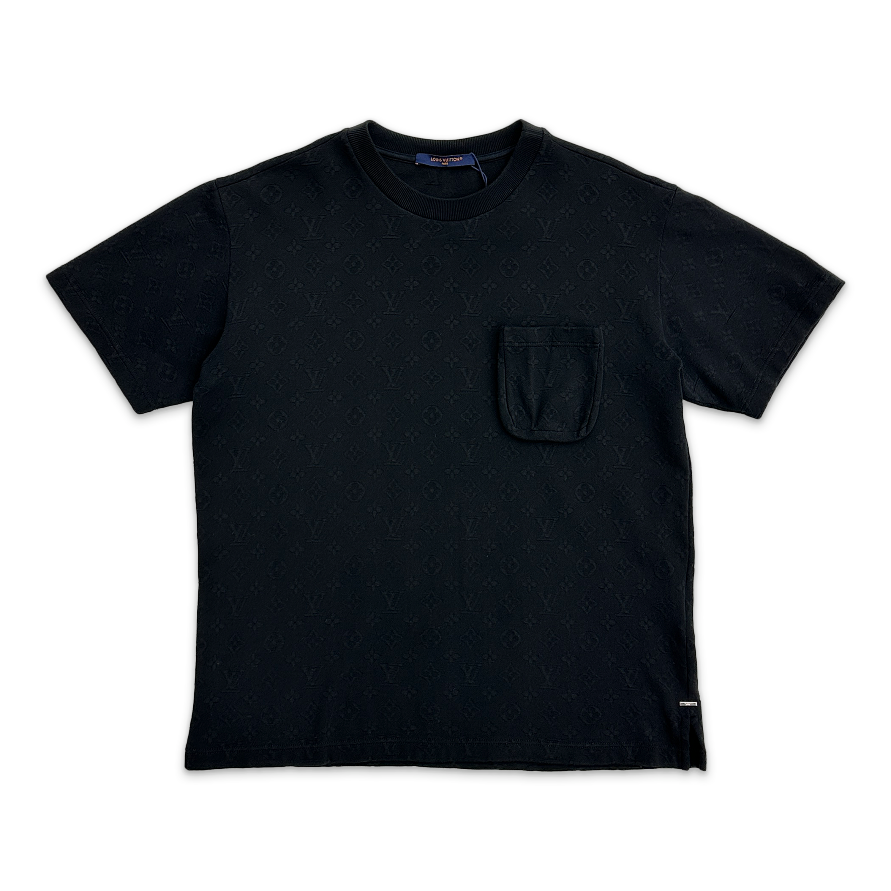 Louis Vuitton, Monogram Pocket Pique Tee "Black"
