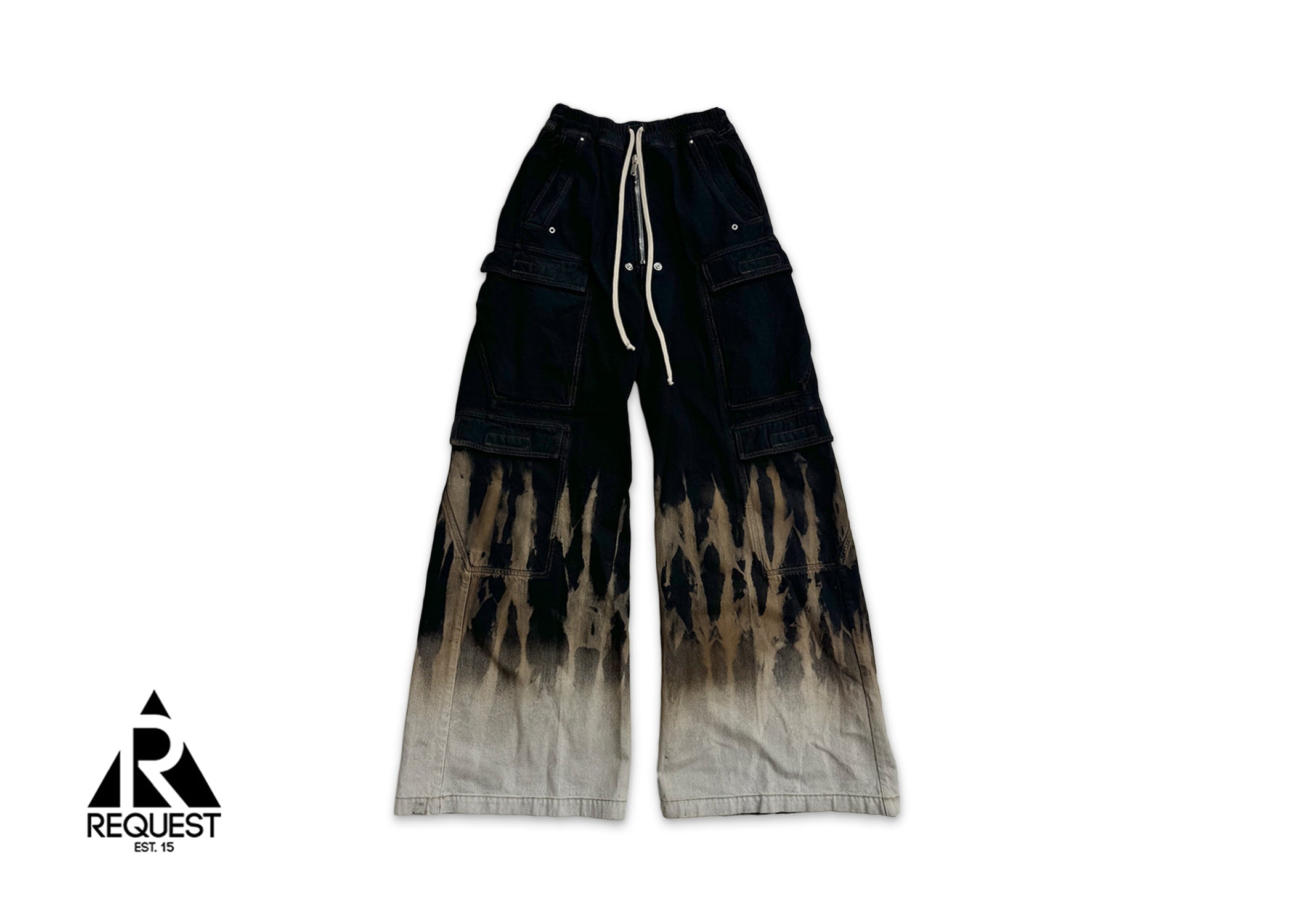 Rick Owens DRKSHDW, Double Bela Cargo Pants "Black Terra"