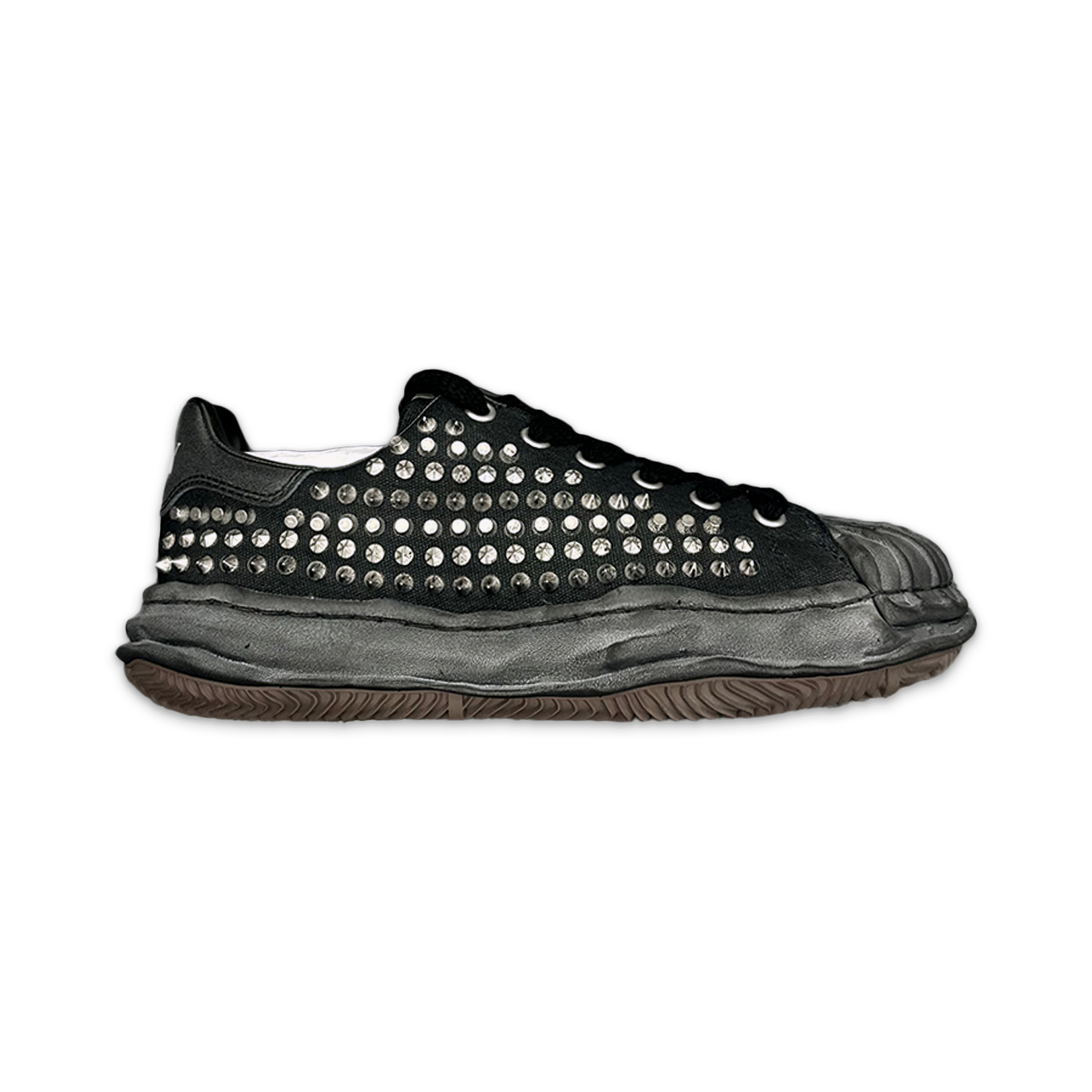 Blakey Studded Canvas Low "Triple Black"