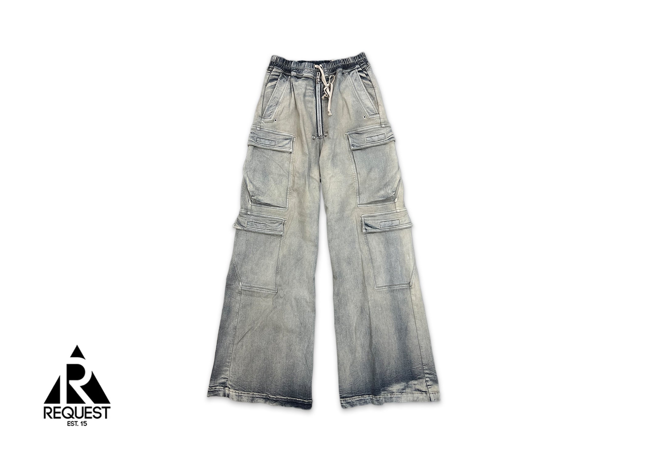 Rick Owens DRKSHDW, Double Bela Cargo Pants "Sky"