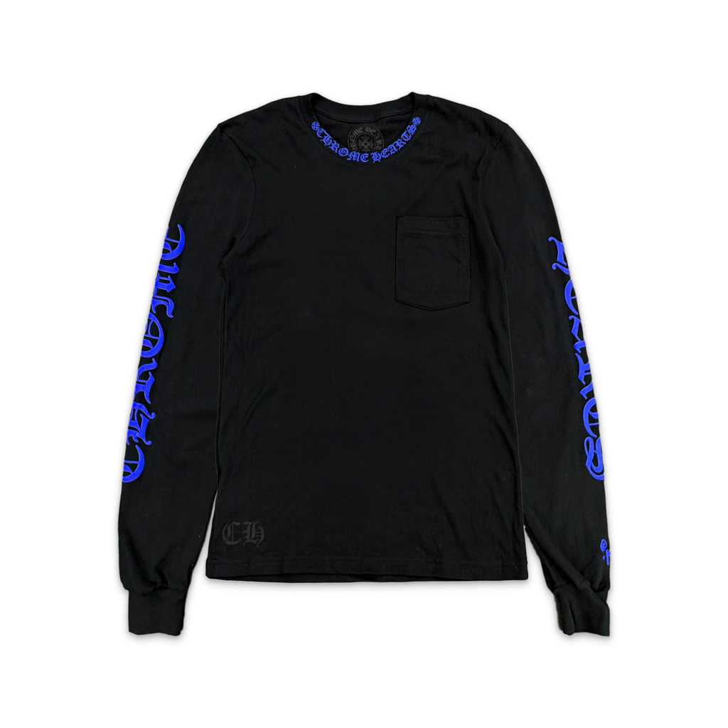 トップス Chrome Hearts Neck Logo Pocket L/S Tee Neck Logo L/S Pocket Tee 