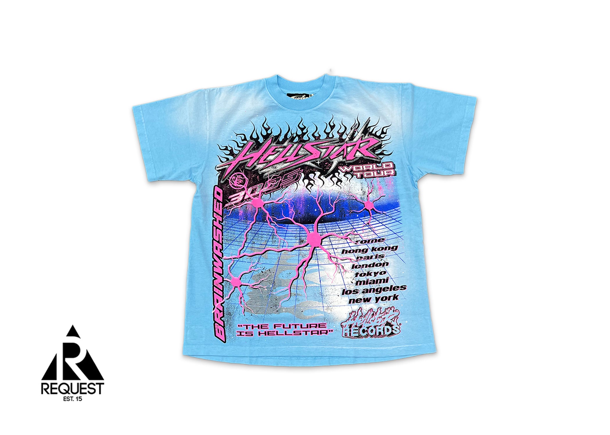 HellStar Neuron Tour Tee "Light Blue"
