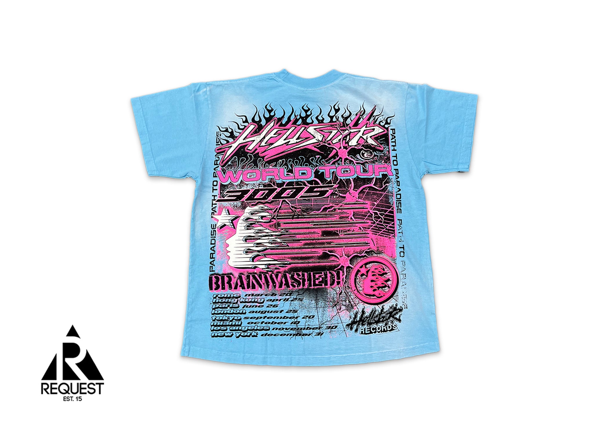 HellStar Neuron Tour Tee "Light Blue"
