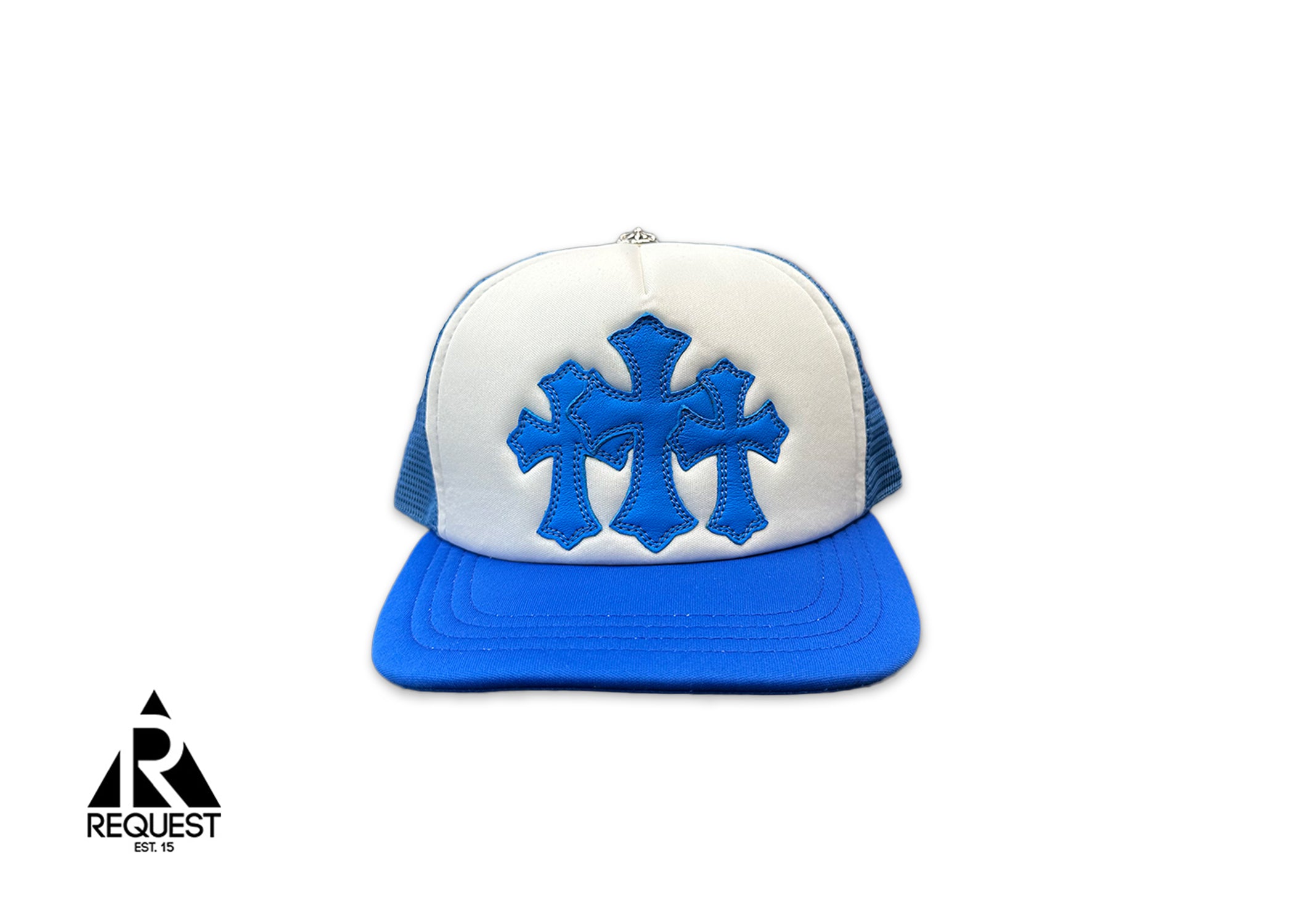 Chrome Hearts Triple Cross Trucker "Miami Exclusive Blue"
