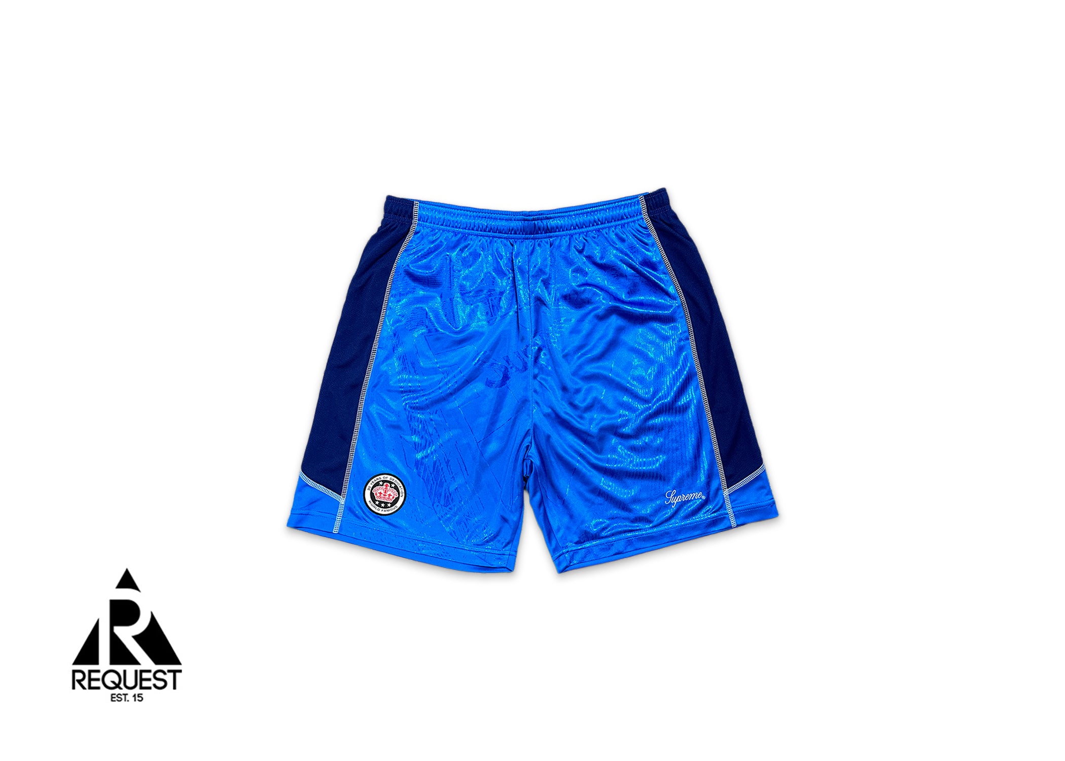 Supreme, Jacquard Soccer Shorts "Blue"