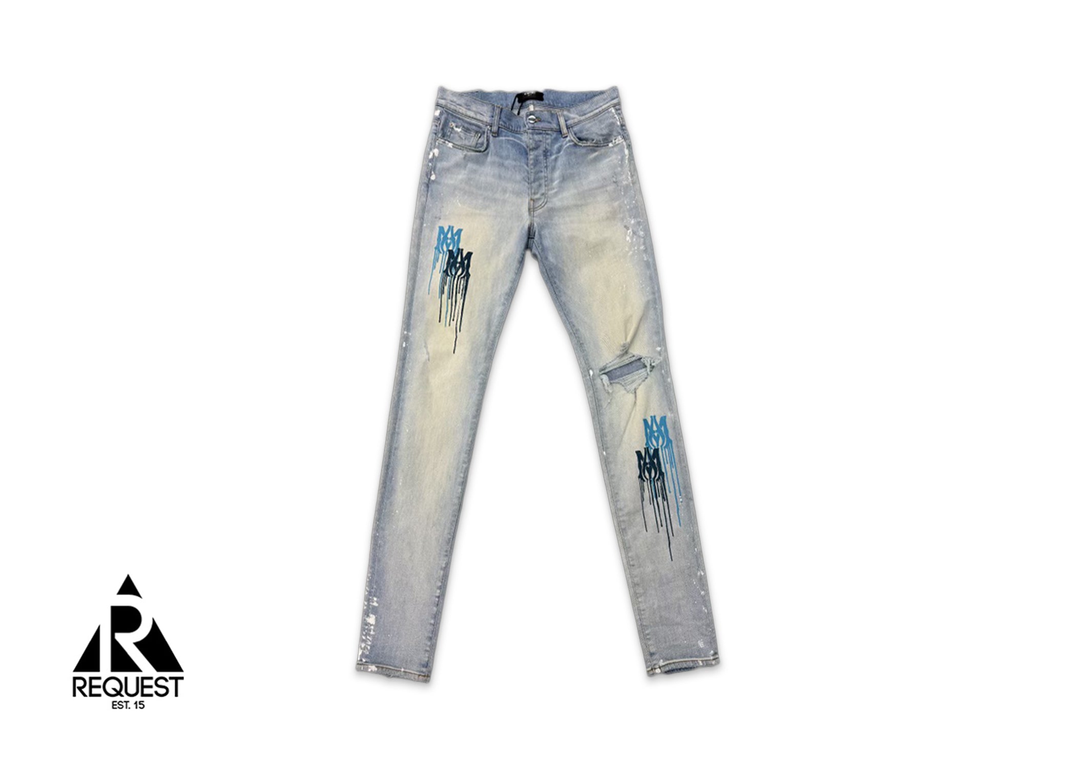 Amiri MA Stencil Denim "Blue"