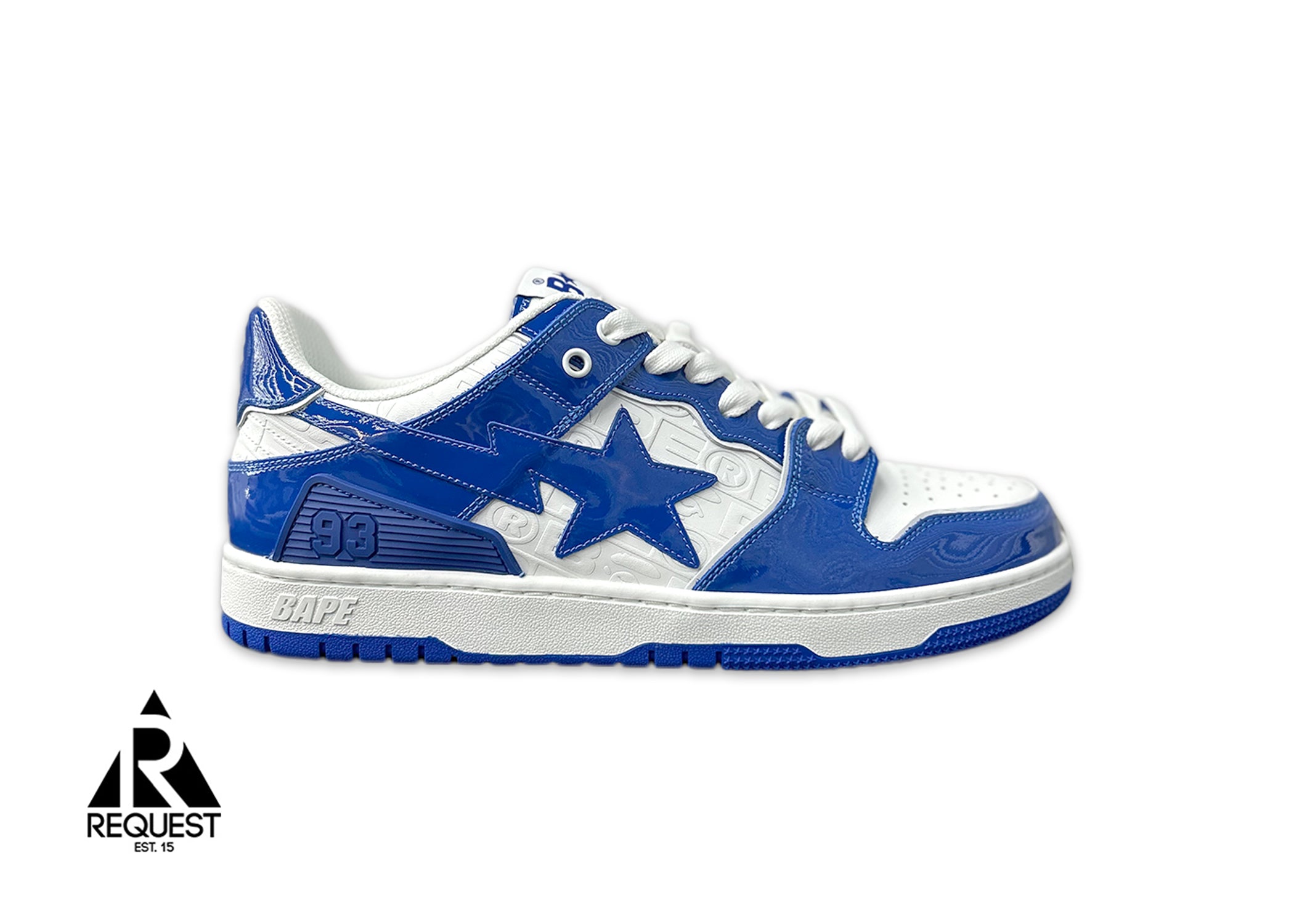 A Bathing Ape Bape SK8sta "Blue Patent"