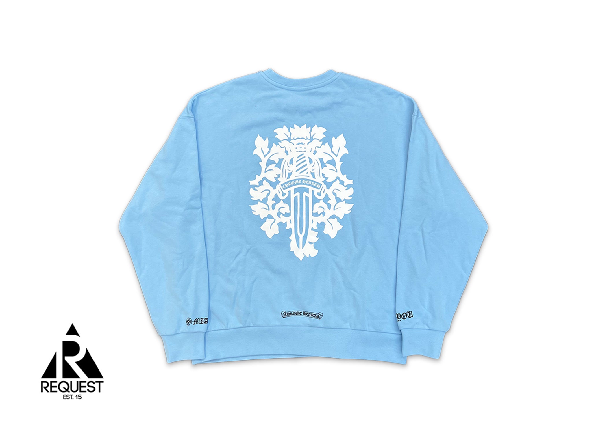 Chrome Hearts Dagger Crewneck Miami Art Basel Exclusive "Baby Blue”