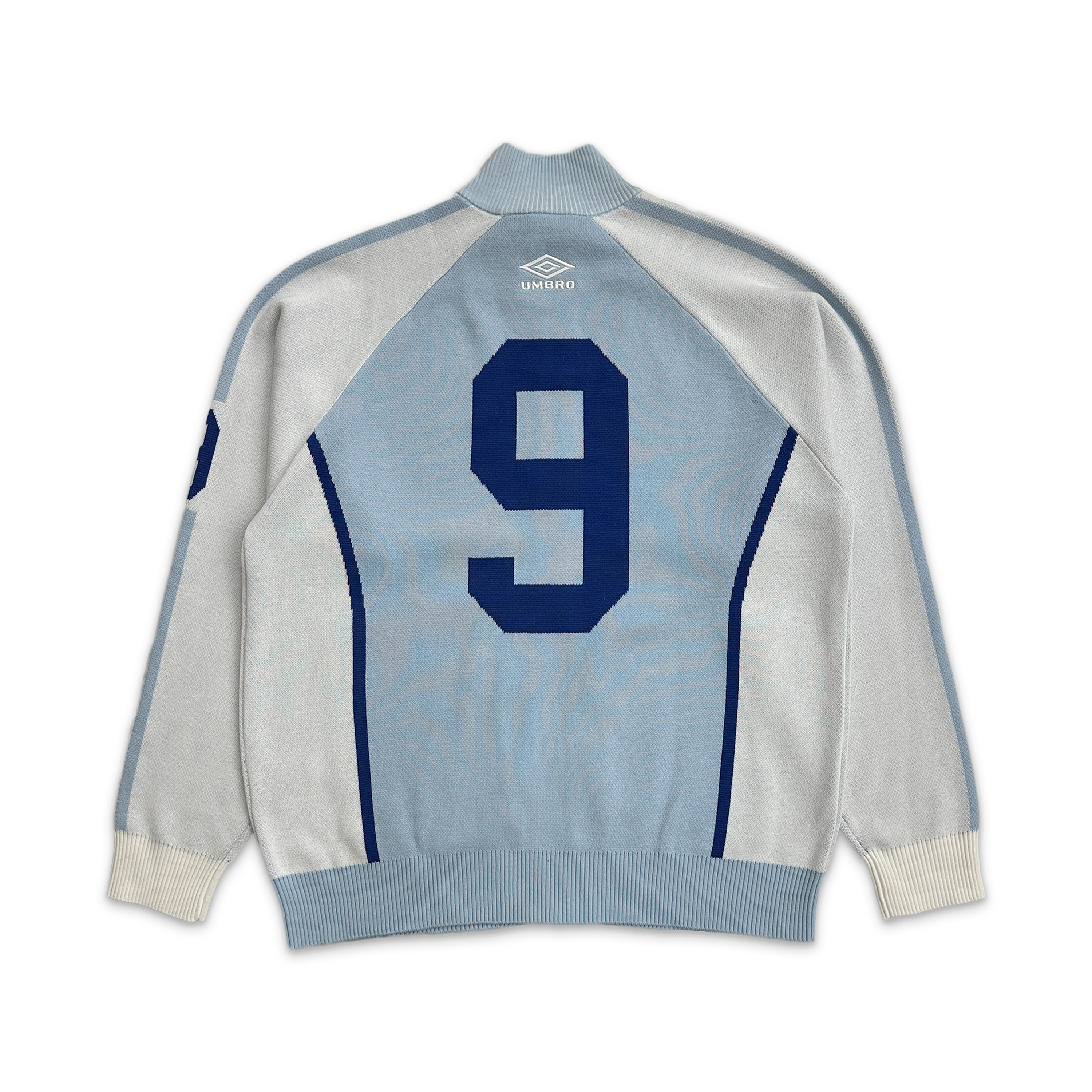 Supreme, Umbro Zip Up Sweater "Light Blue"