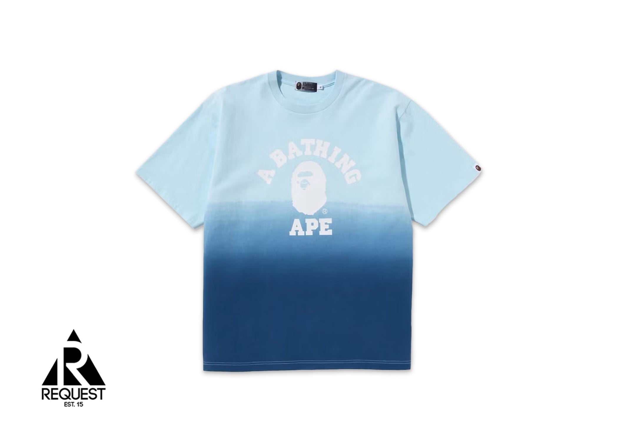 A Bathing Ape BAPE College Gradation Relaxed Fit Tee 