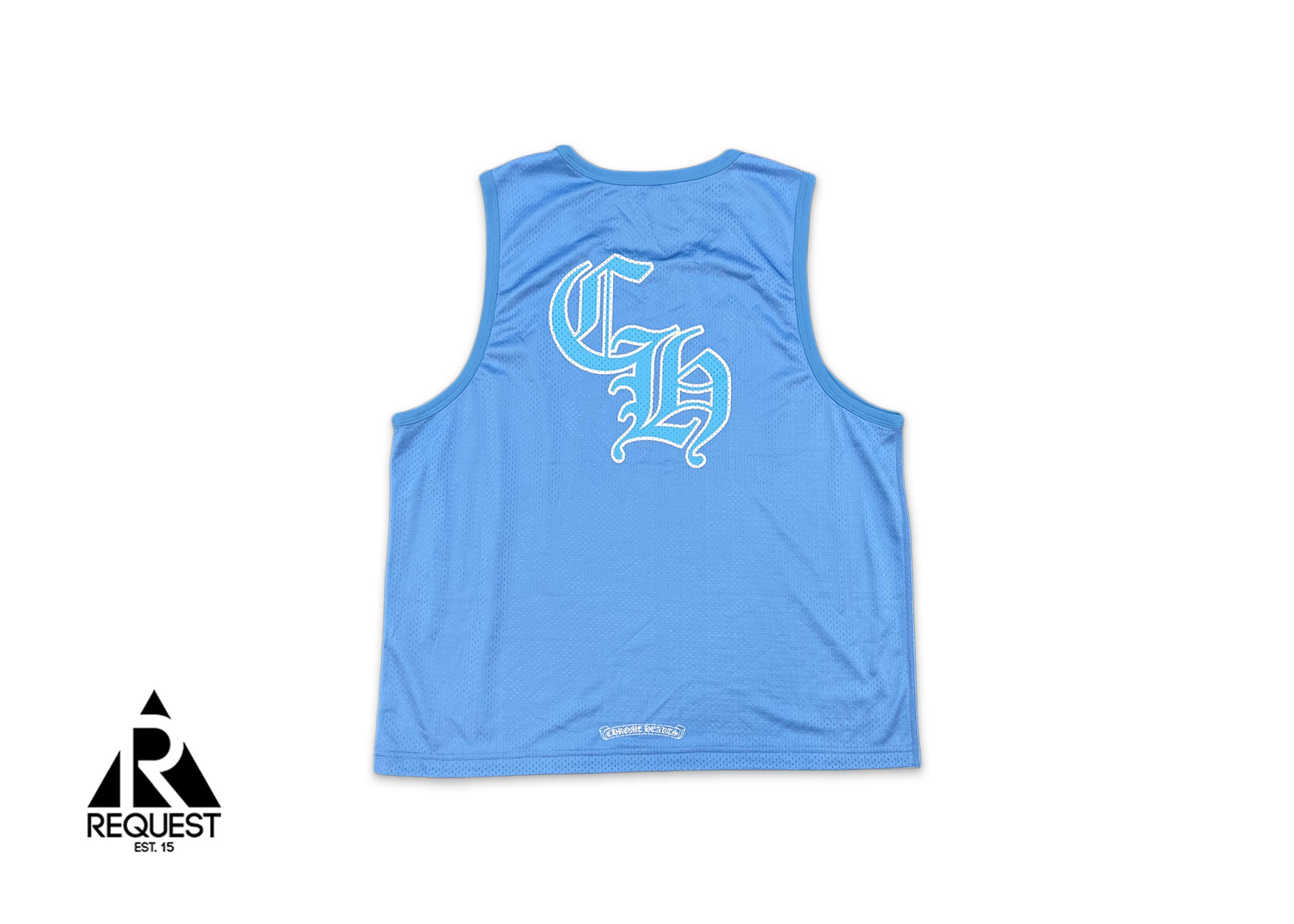 Chrome Hearts Sports Mesh Basketball Jersey “Blue”