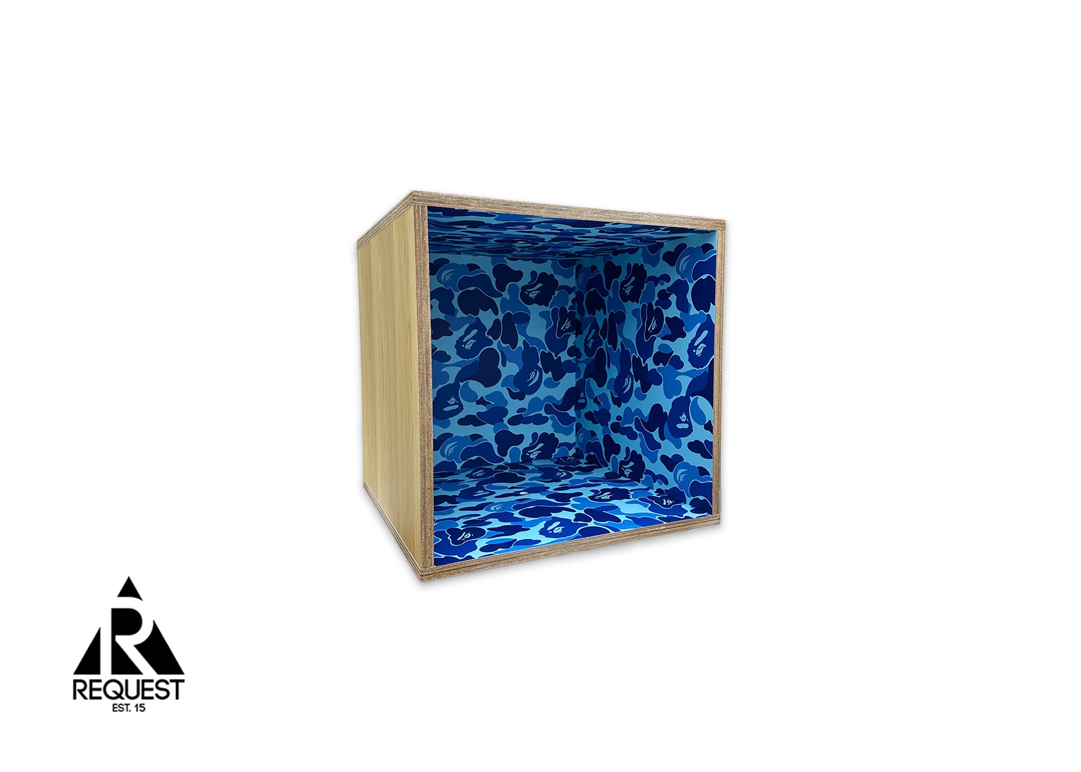 A Bathing Ape (BAPE), x Fabrick x Karimoku ABC Camo Square Shelf