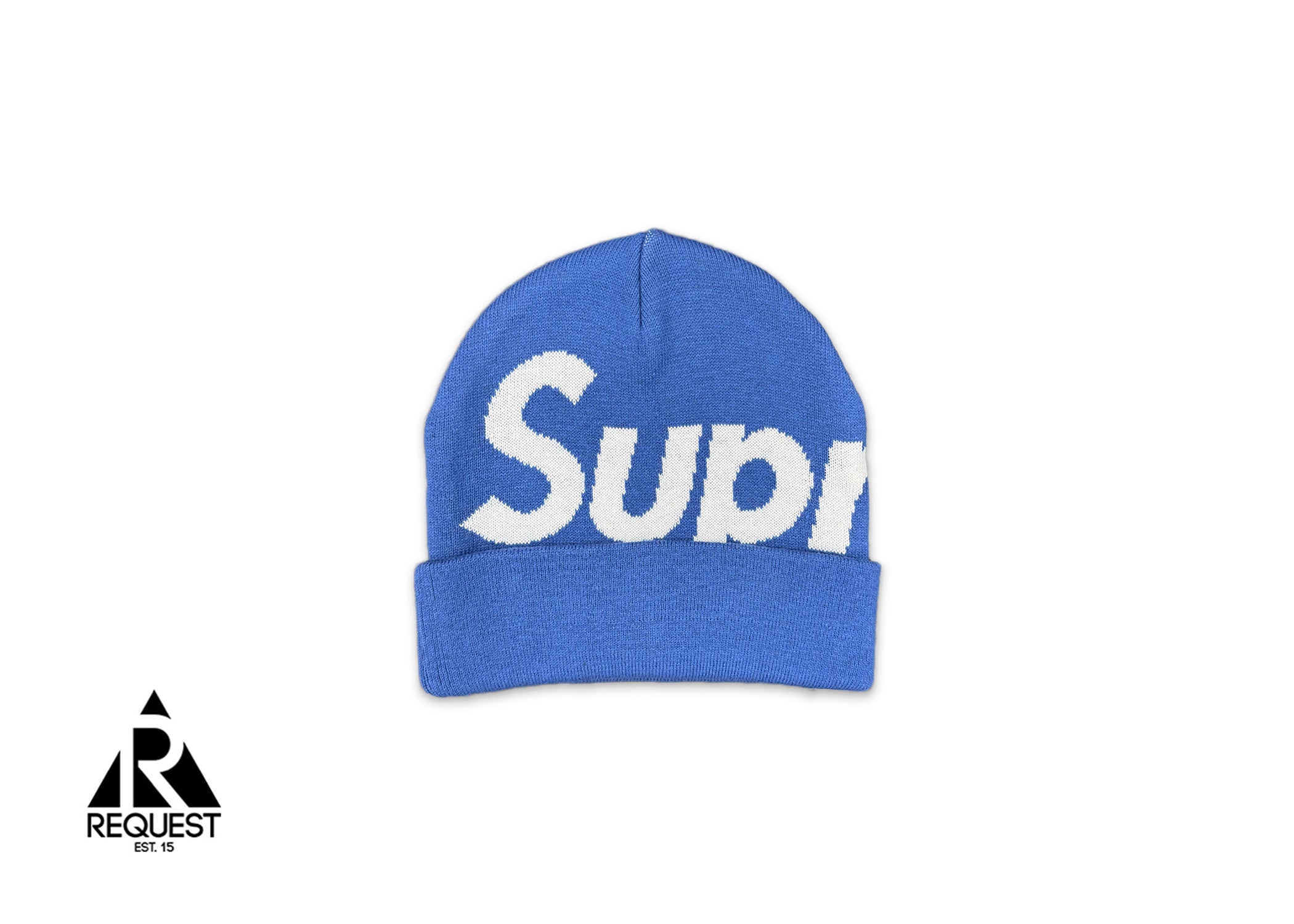 Supreme, Big Logo Beanie FW24 "Blue"